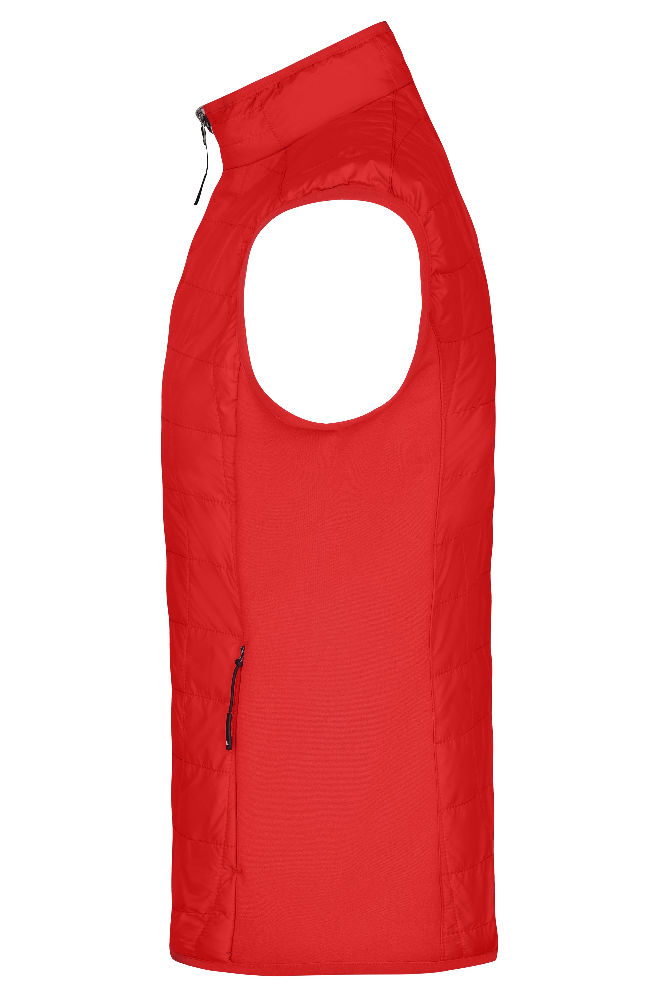Men's Hybrid Vest JN1114 Leicht wattierte Weste im sportlichen Materialmix Men's Hybrid Vest JN1114 Leicht wattierte Weste im sportlichen Materialmix