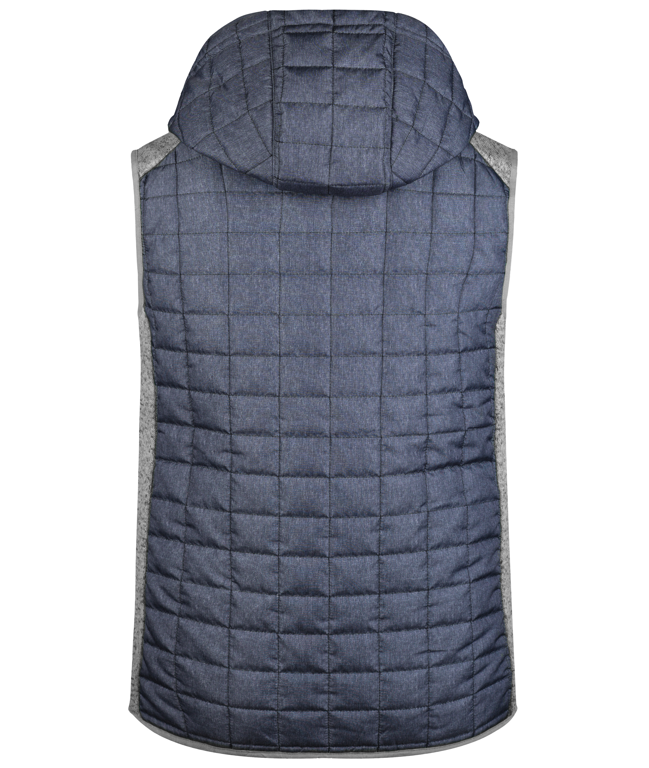 Men's Knitted Hybrid Vest JN768 Weste im stylischen Materialmix