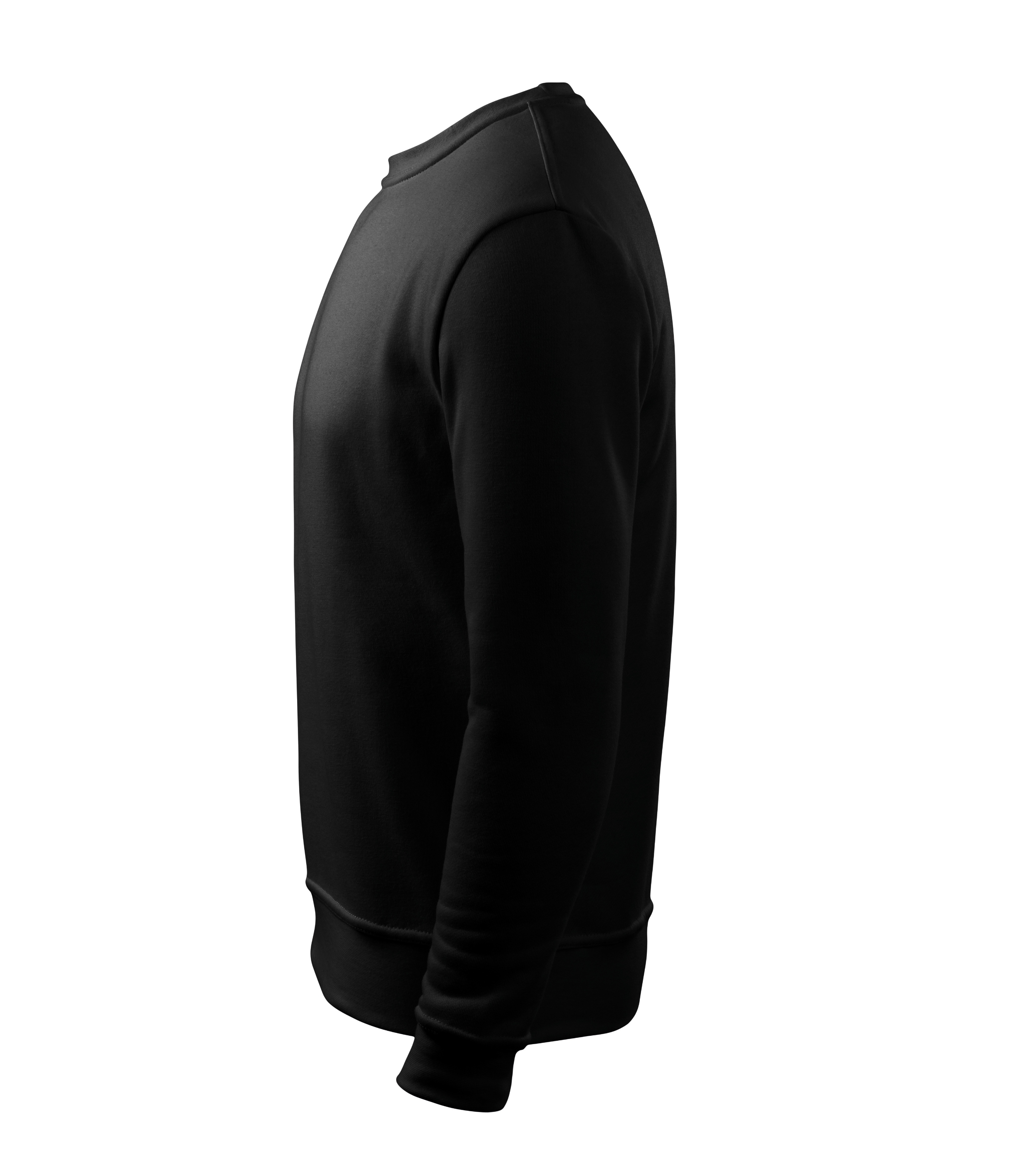 Sweatshirt für Herren und Kinder -  ESSENTIAL 406 - Ärmelmanschetten und Kragensaum - Pullover oder Sweater ohne Kapuze  für Männer Jungen und Mädchen 