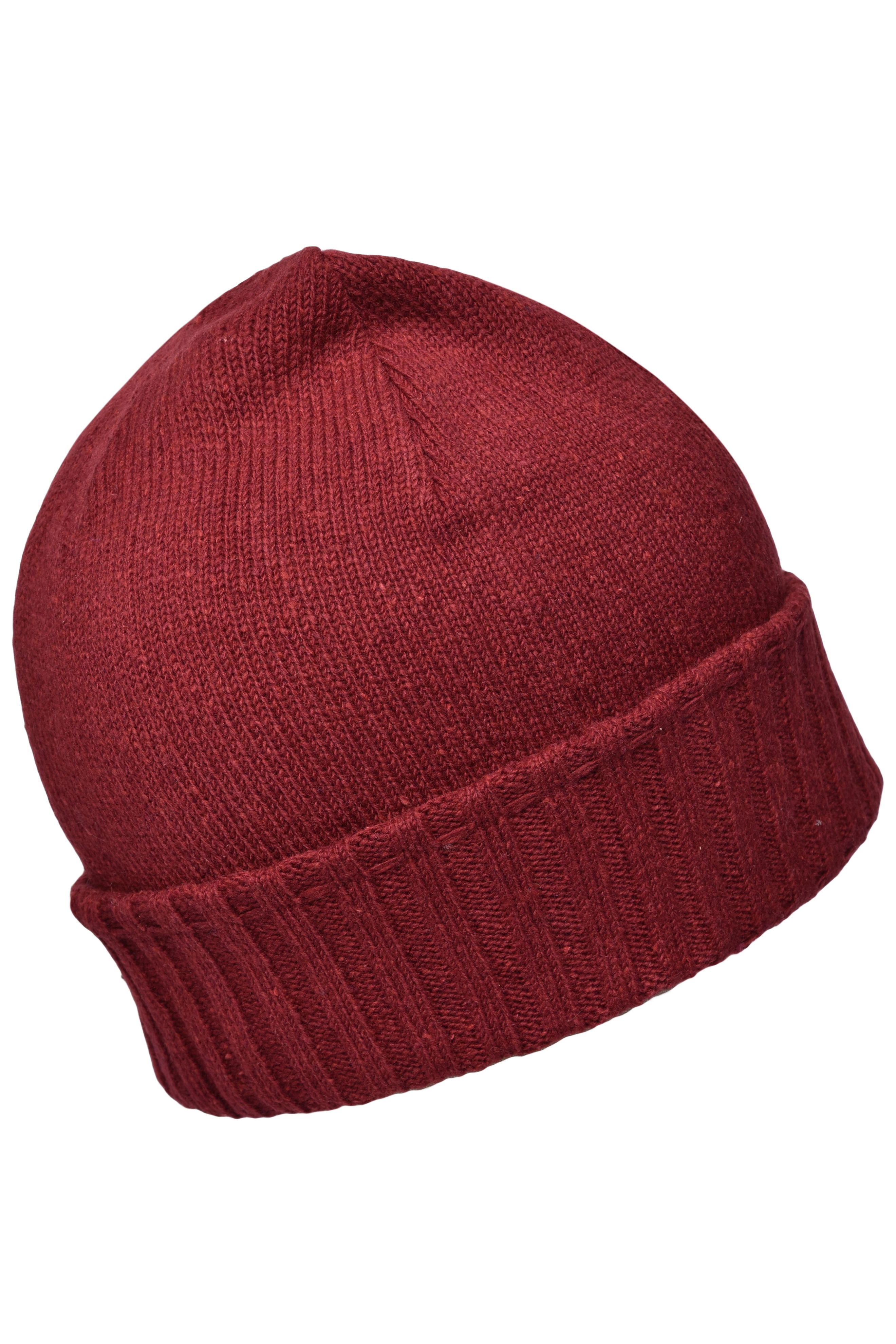 Melange Hat Basic MB7979 Elegante Strickmütze mit Krempe
