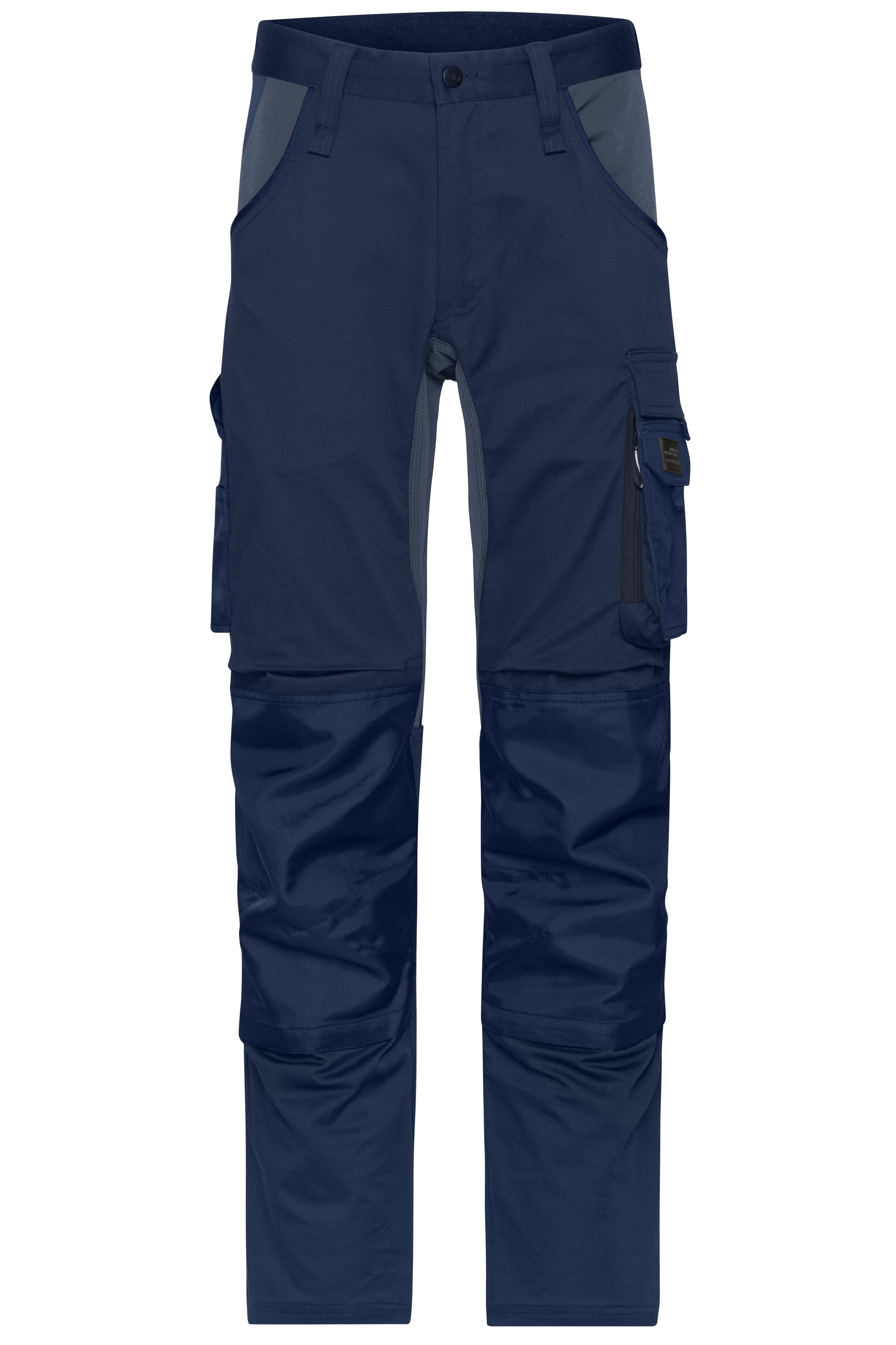 Workwear Stretch-Pants Slim Line JN1812 Spezialisierte Arbeitshose in schmaler Schnittführung mit elastischen Einsätzen und funktionellen Details