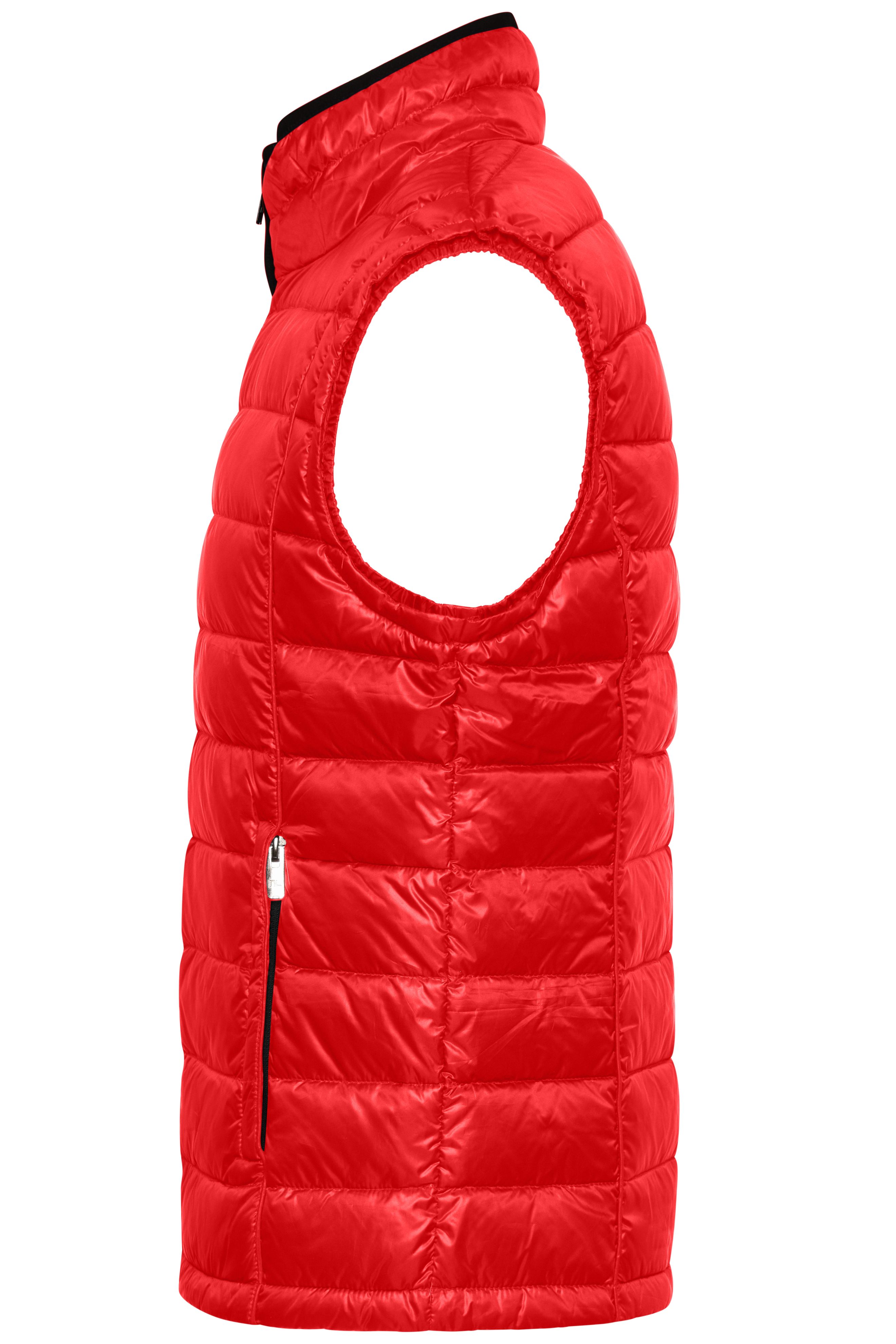 Men's Quilted Down Vest JN1080 Sportliche Daunenweste mit Stehkragen