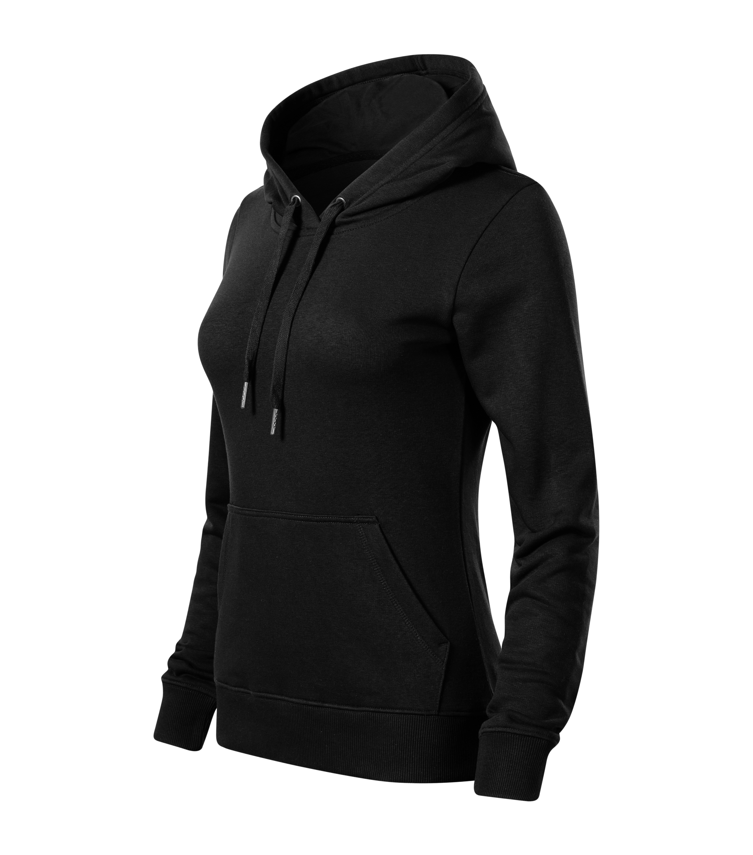 Basic Damen Pullover - BREAK (GRS) 841 Damen - leicht taillierter Schnitt mit Seitennähten und aufgesetzte Kängurutaschen - Sweatshirt Damen für Frauen und women 