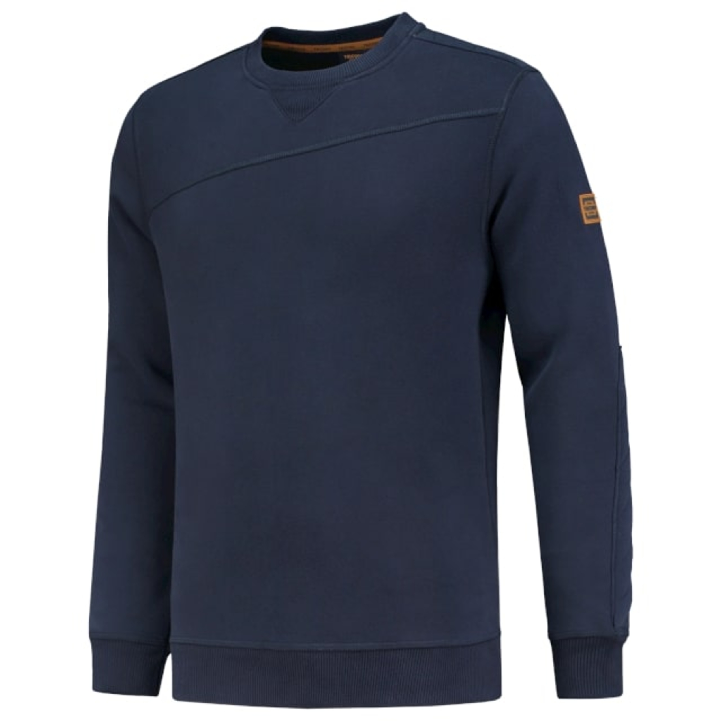 Herren Pullover - PREMIUM SWEATER T41 - gerader Schnitt mit Seitennähten und Doppelmaterial im Ellenbogenbereich - Sweatshirt Herren ohne Kapuze als Arbeitspullover