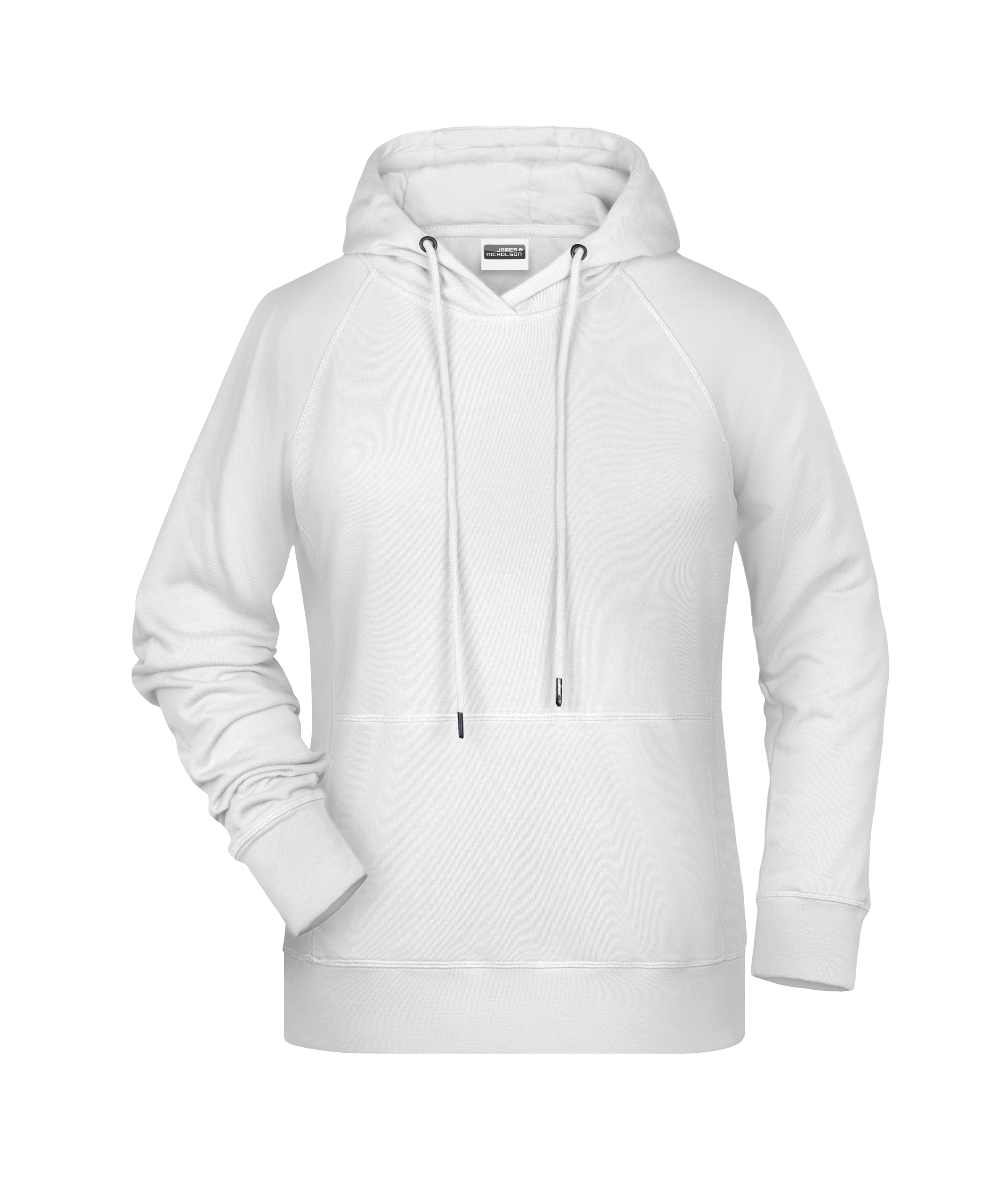 Ladies' Hoody 8023 Kapuzensweat mit Raglanärmeln