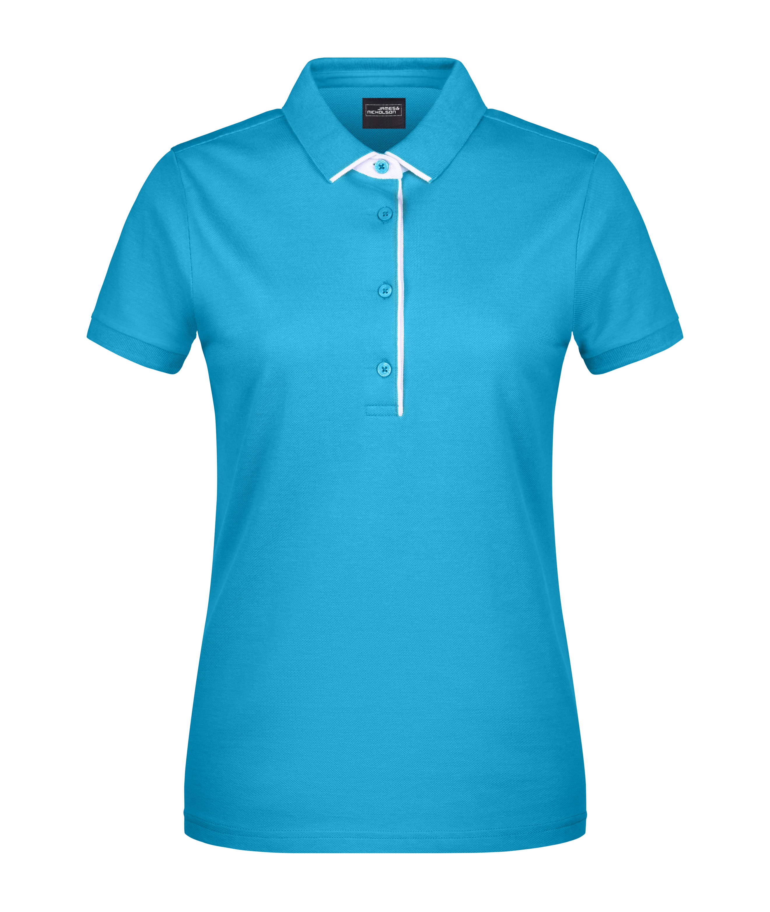 Ladies' Polo Single Stripe JN725 Klassisches Polo mit Kontrastelementen