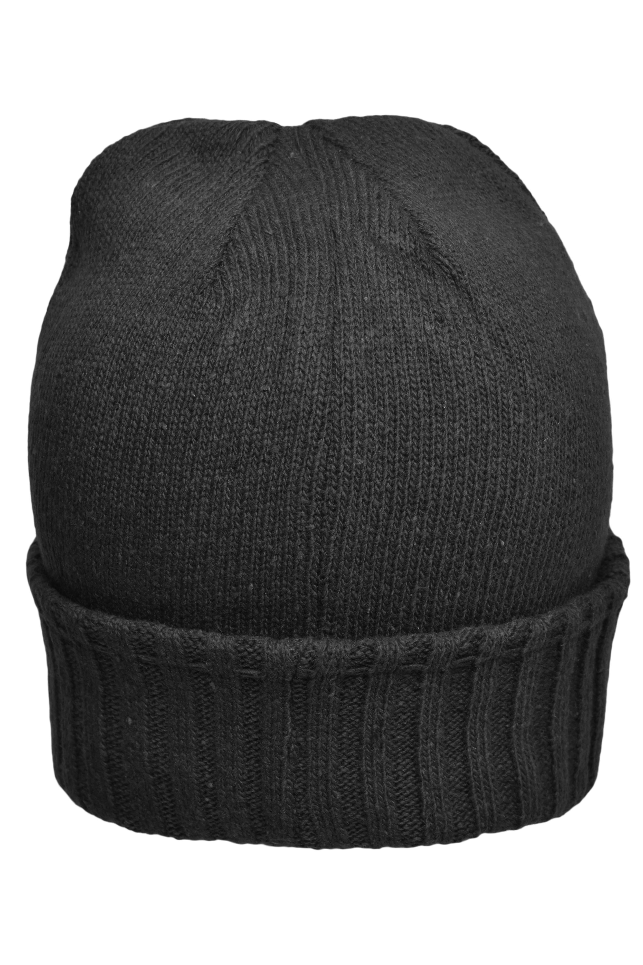 Melange Hat Basic MB7979 Elegante Strickmütze mit Krempe