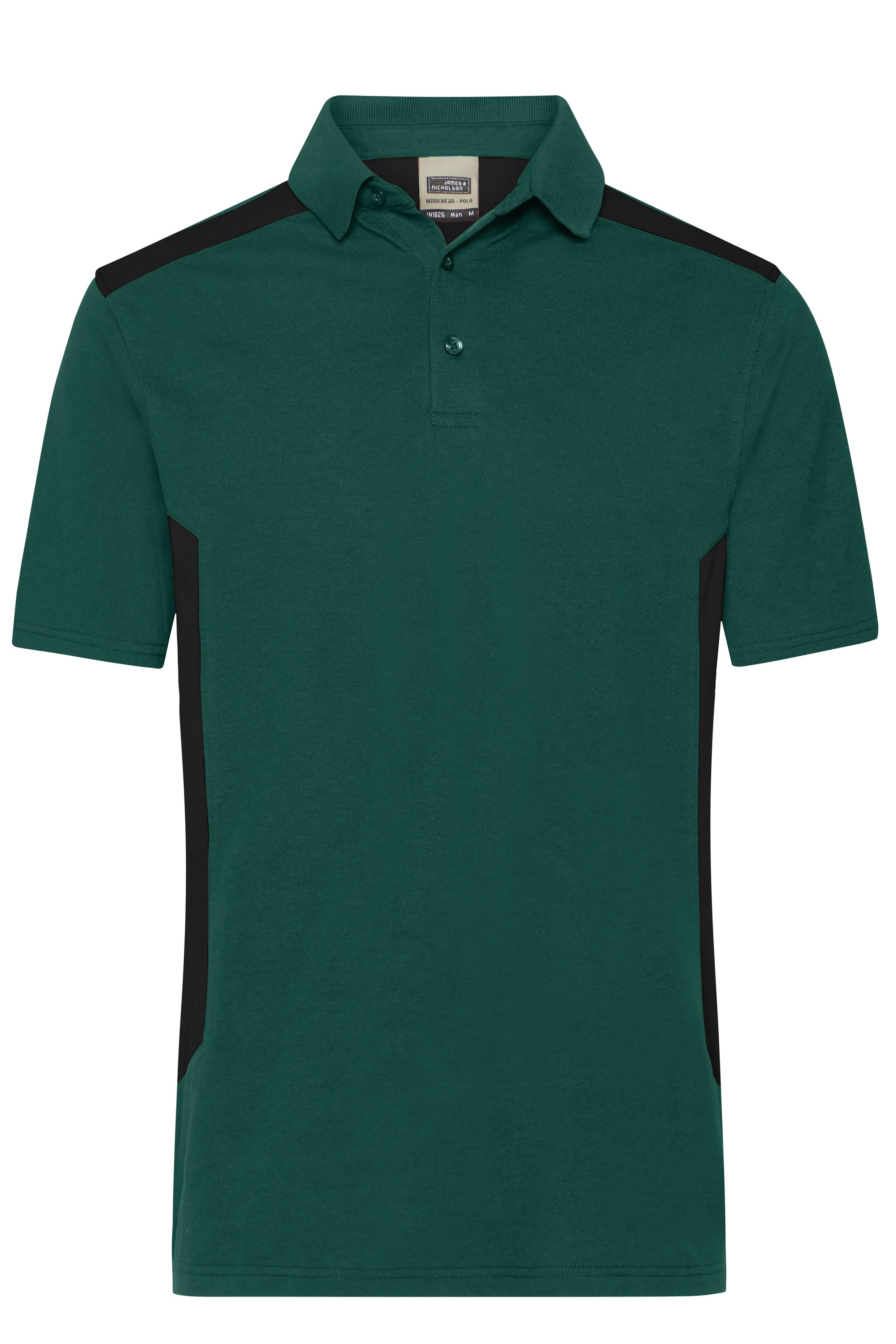 Men's Workwear Polo - STRONG - JN1826 Strapazierfähiges und pflegeleichtes Polo mit Kontrasteinsätzen