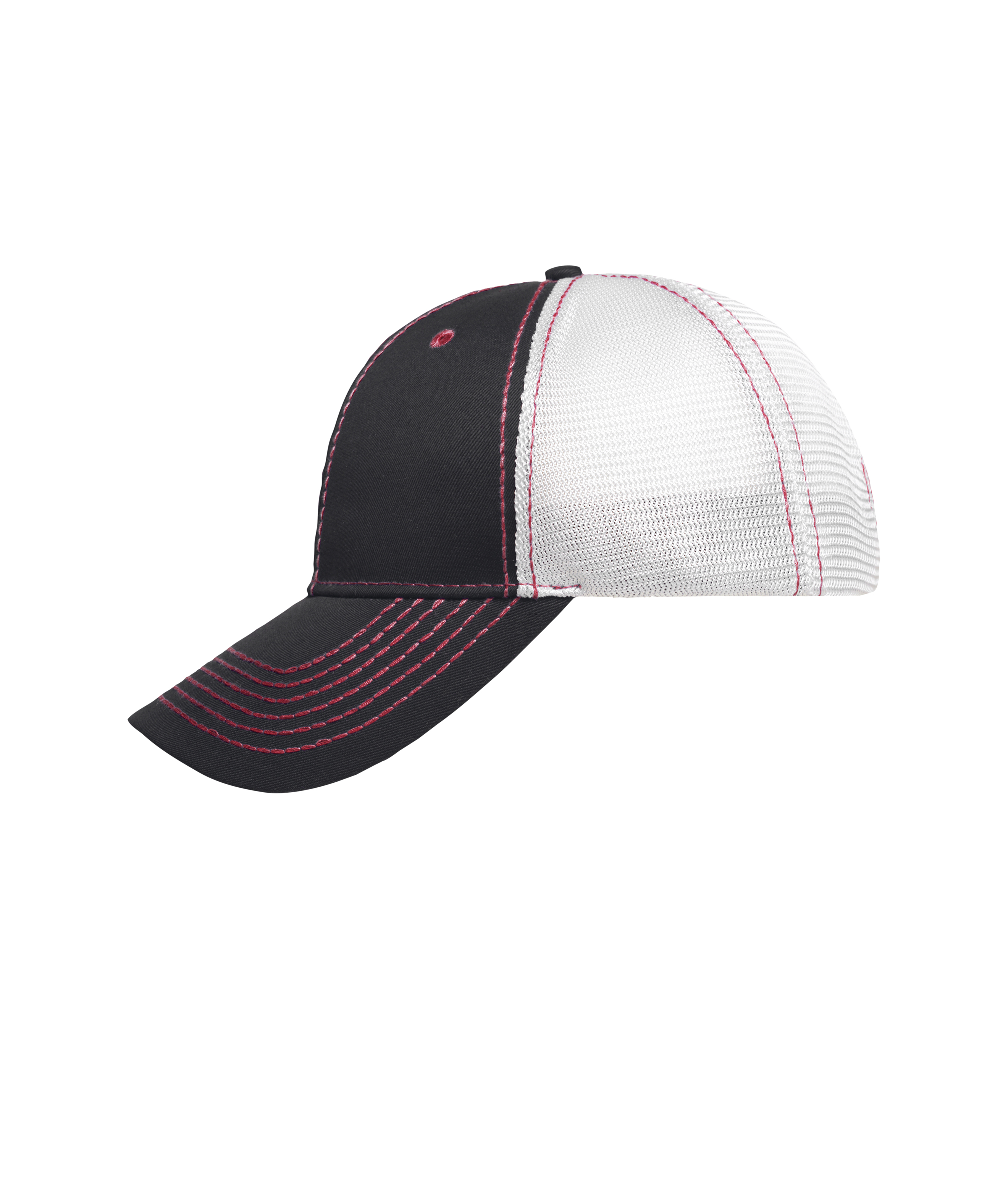 6 Panel Mesh Cap MB6229 Klassisches 6 Panel Cap mit kontrastfarbenen Nähten