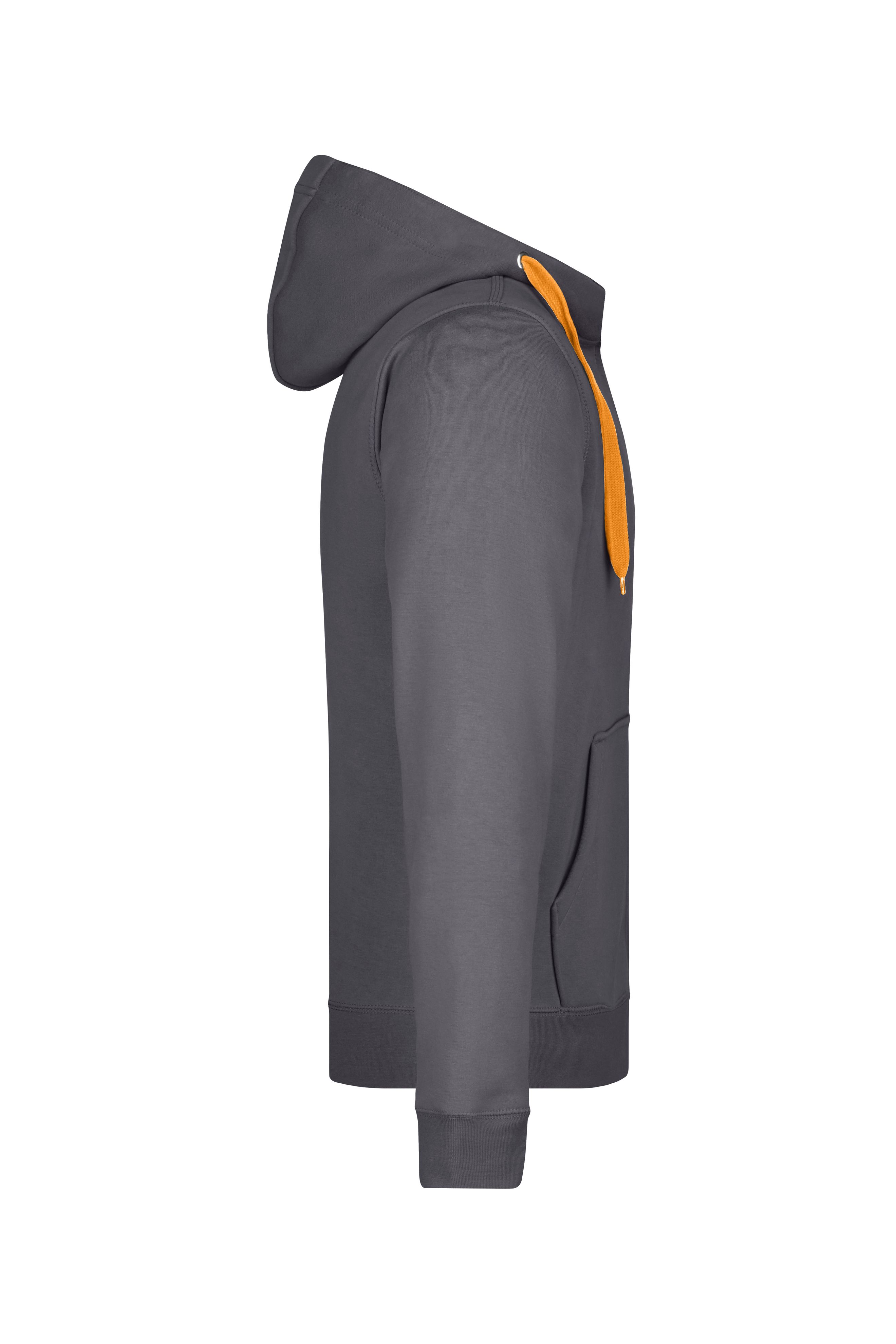 Men's Doubleface Jacket JN355 Sportive Jacke mit Kapuze