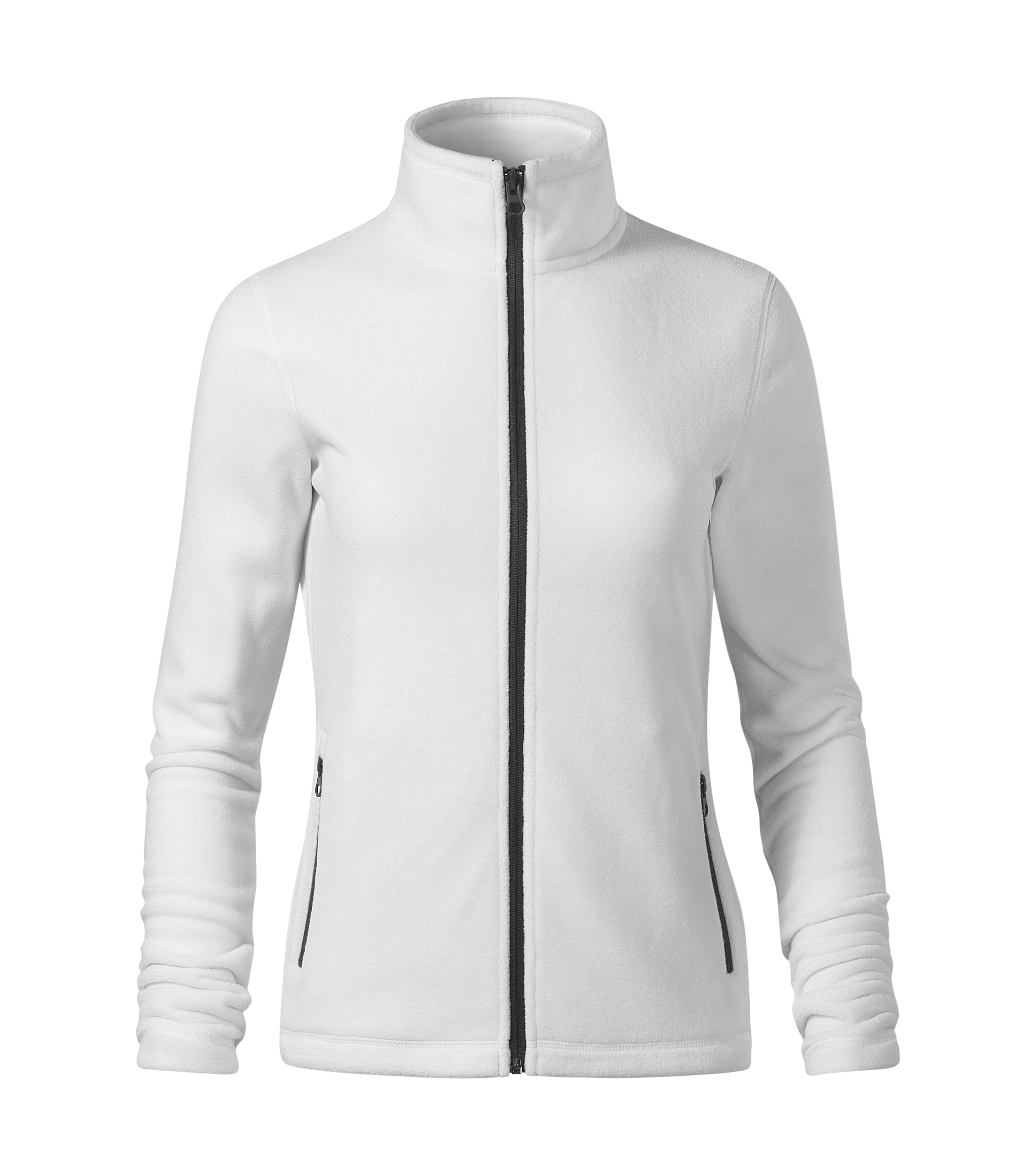 Fleecejacke Damen - SHIFT (GRS)851 -  Reißverschlusstaschen und dekorative Absteppung - Damen Jacke perfekt für den Sommer als Strickjacke oder Sweatjacke