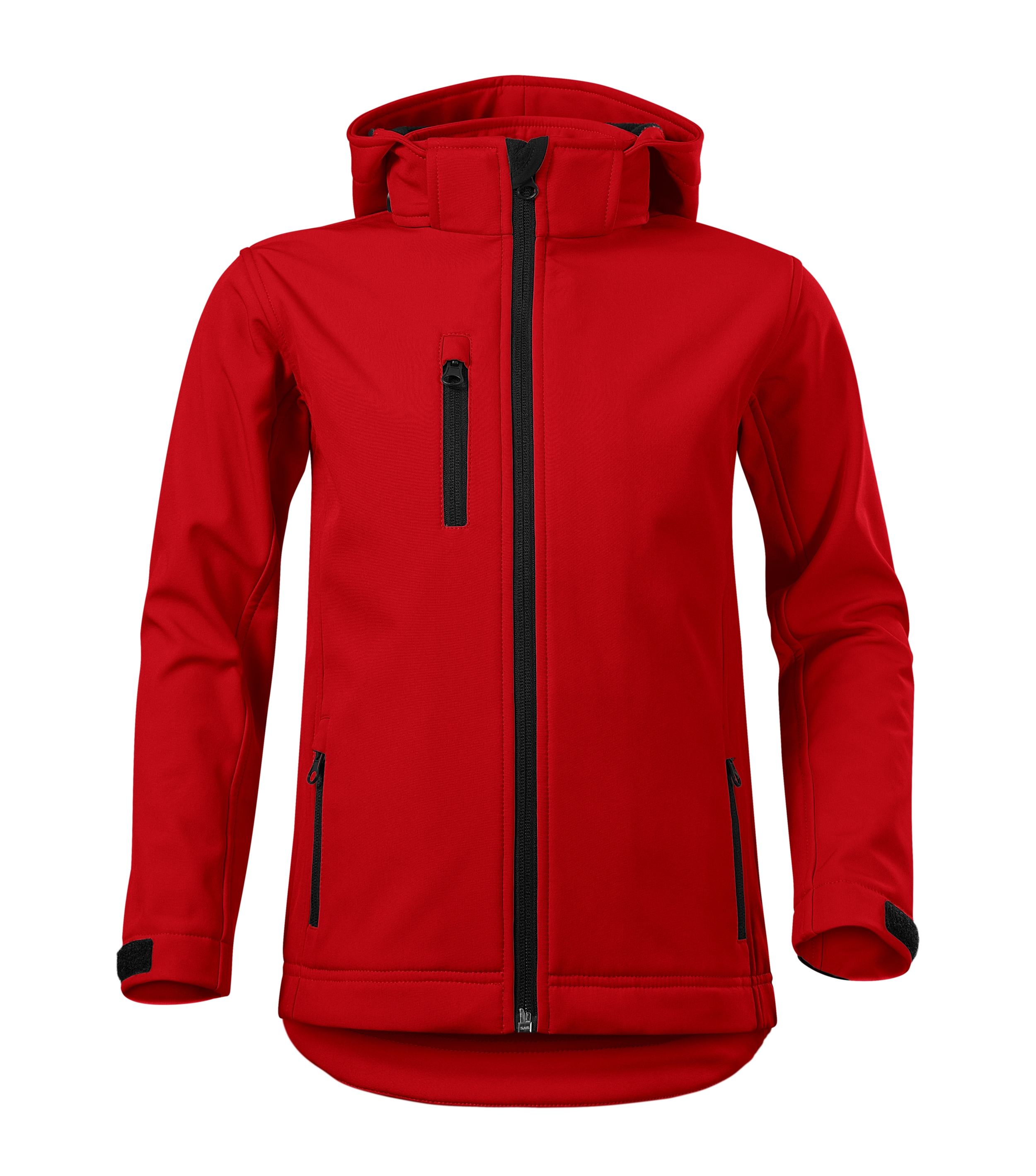 Softshelljacke Kinder - Performance 535 - mit Brusttasche und abnehmbare Kapuze - Übergangsjacke für Jungen und Mädchen