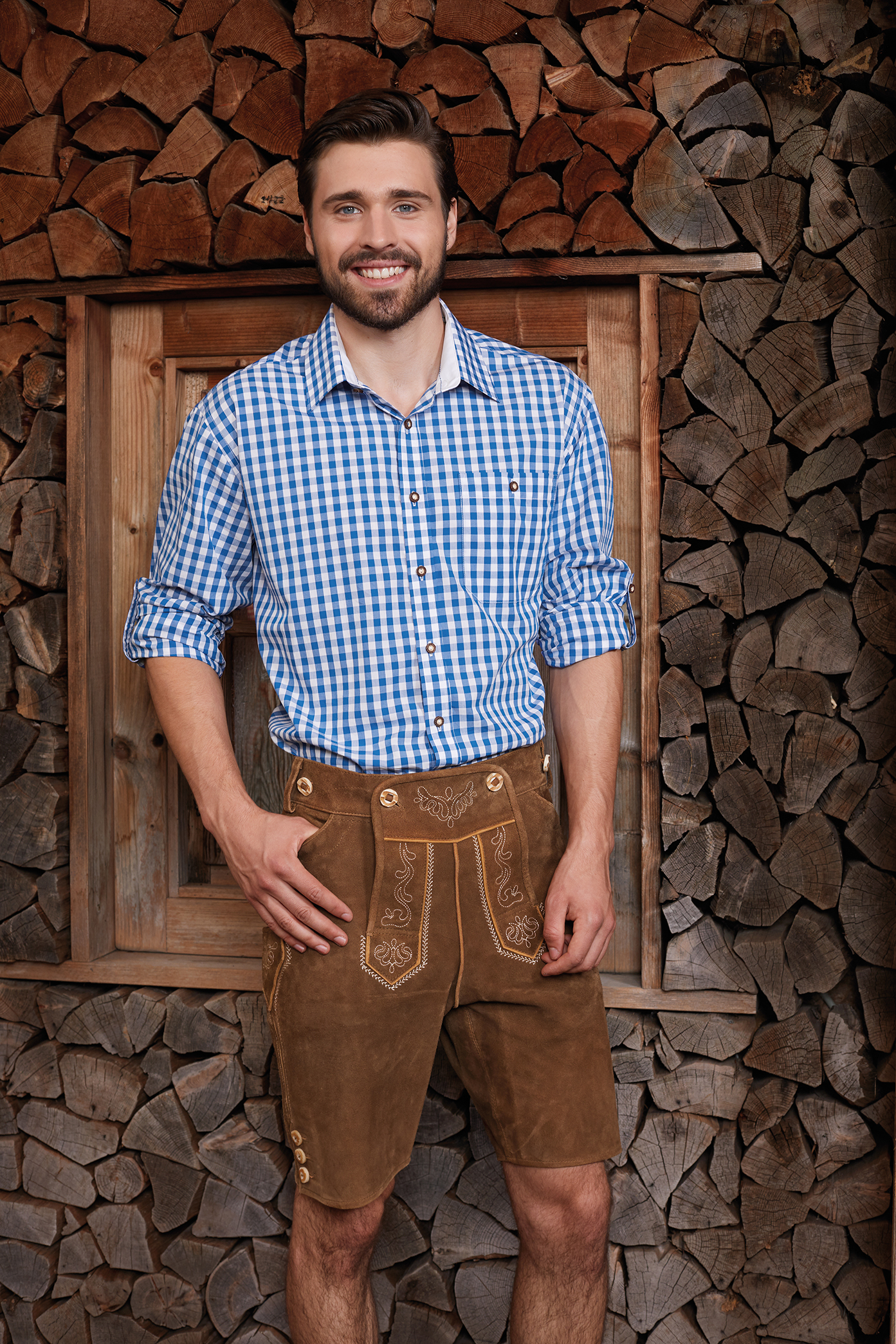 Men's Traditional Shirt JN638 Damen-Bluse und Herren-Hemd im klassischen Trachtenlook Men's Traditional Shirt JN638 Damen-Bluse und Herren-Hemd im klassischen Trachtenlook