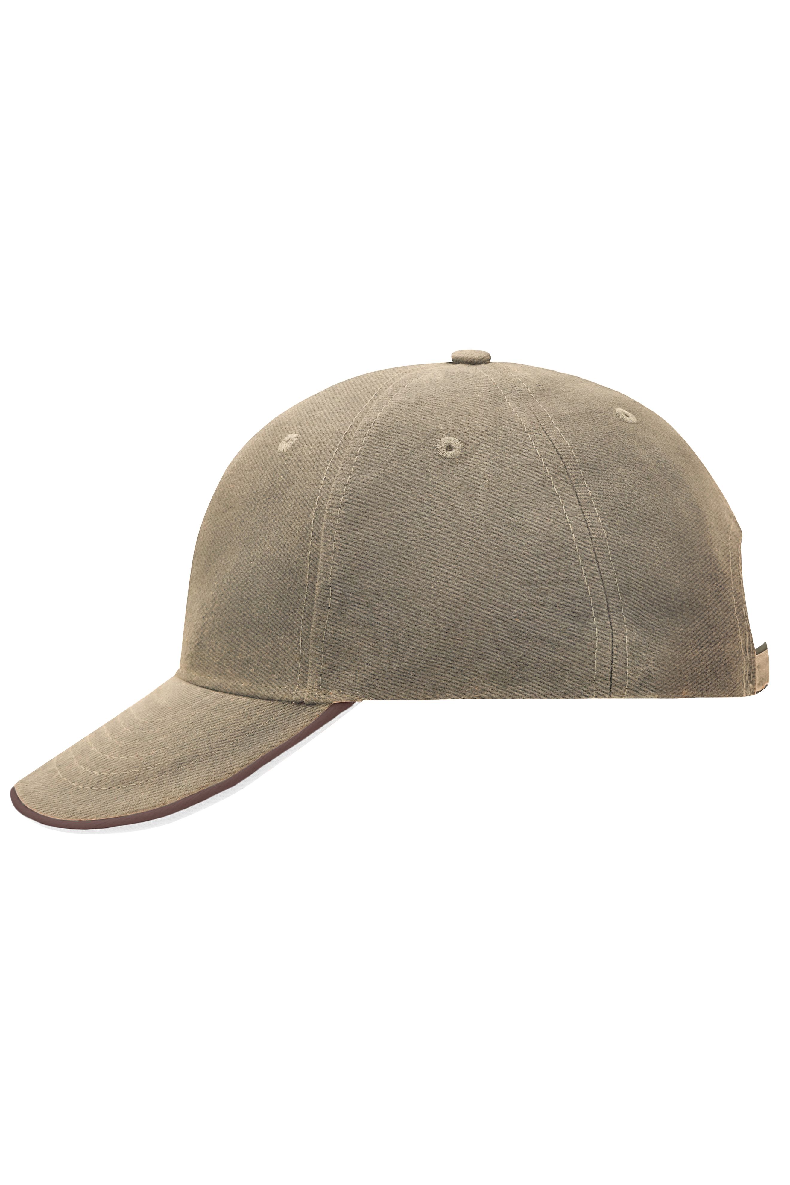 6 Panel Double Sandwich Cap MB6197 6 Panel Cap mit doppeltem Sandwich