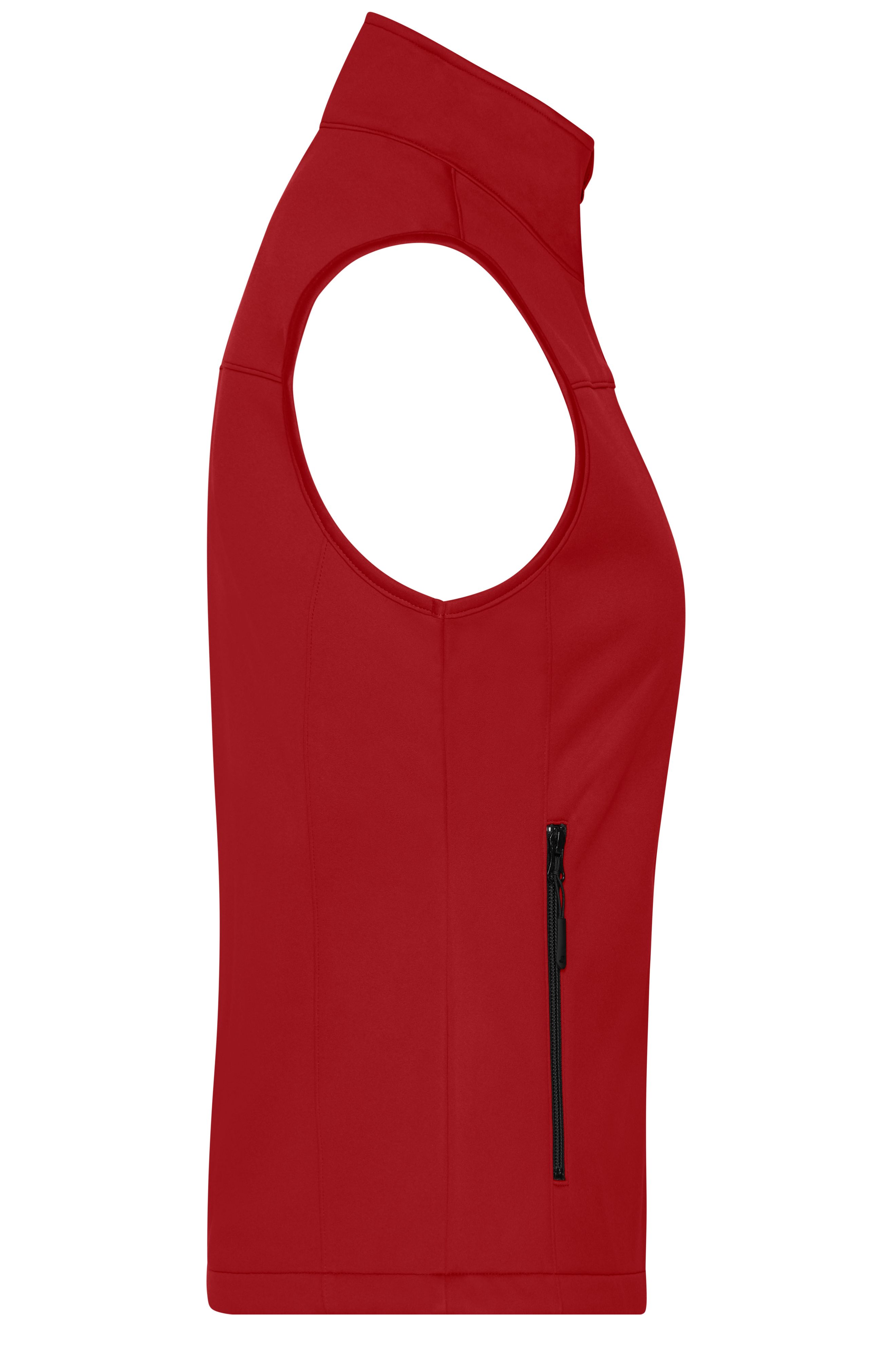 Ladies' Softshell Vest JN1169 Klassische Softshellweste im sportlichen Design aus recyceltem Polyester