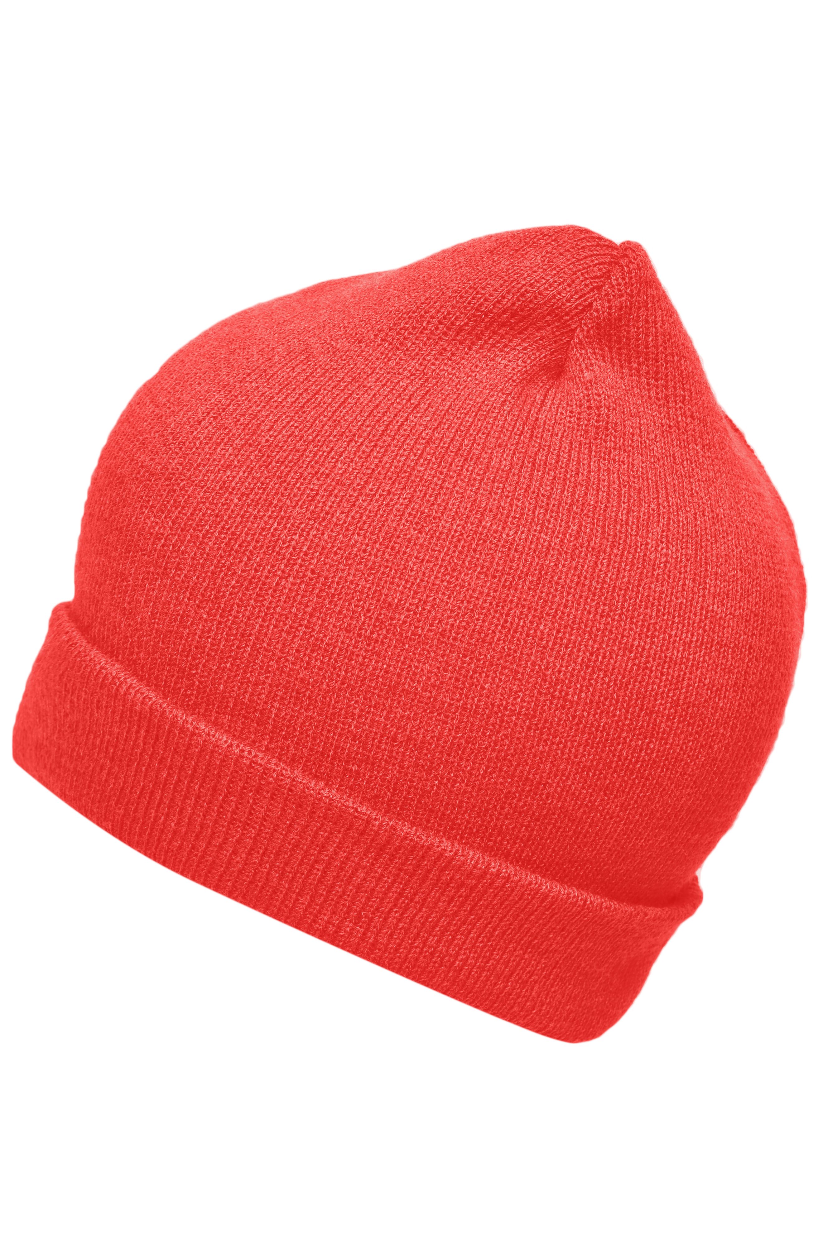 Knitted Promotion Beanie MB7112 Sehr leichte Promotion Strickmütze mit Umschlag