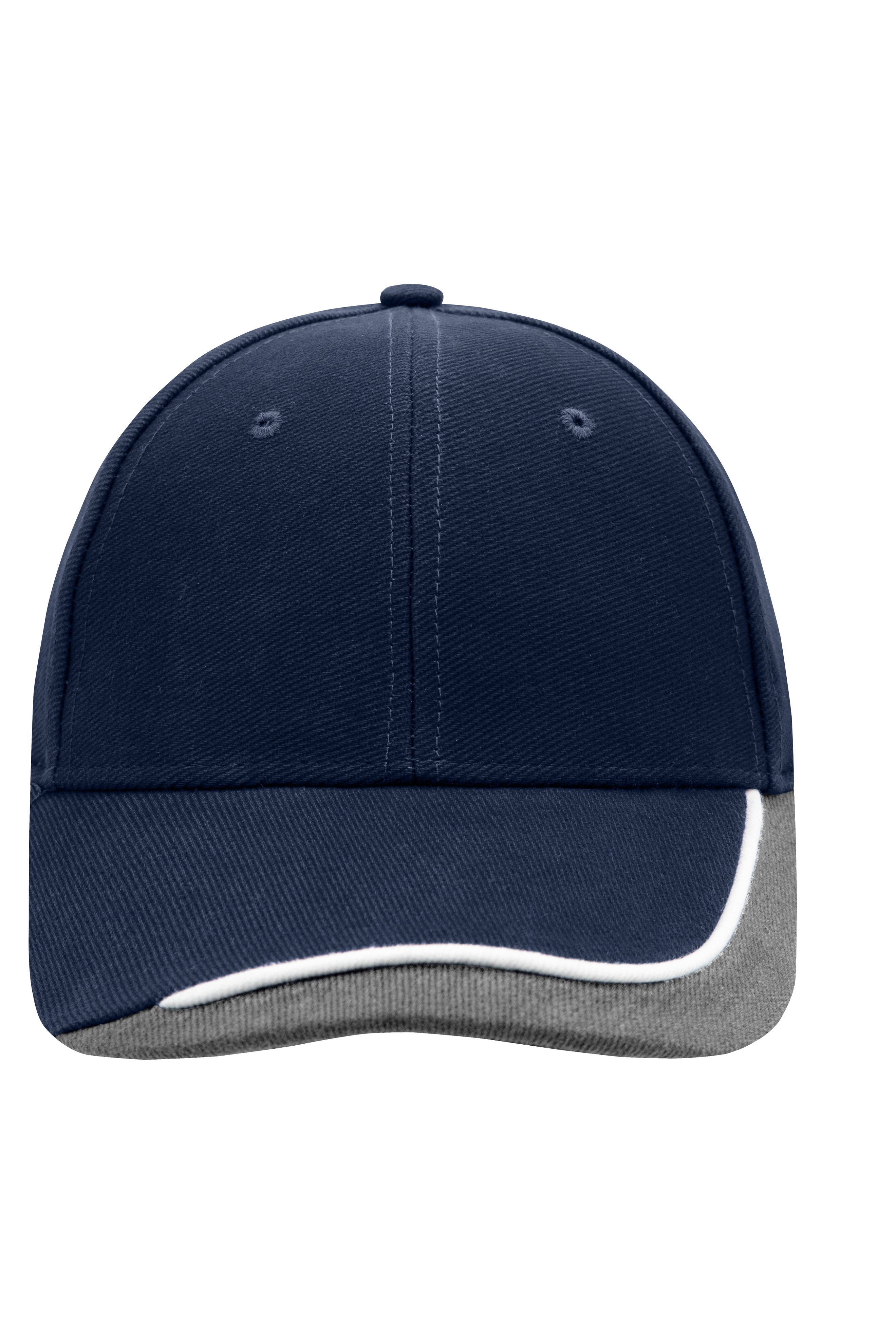 Half-Pipe Sandwich Cap MB049 6 Panel Cap mit extravaganter, dreifarbiger Sandwich-Lösung