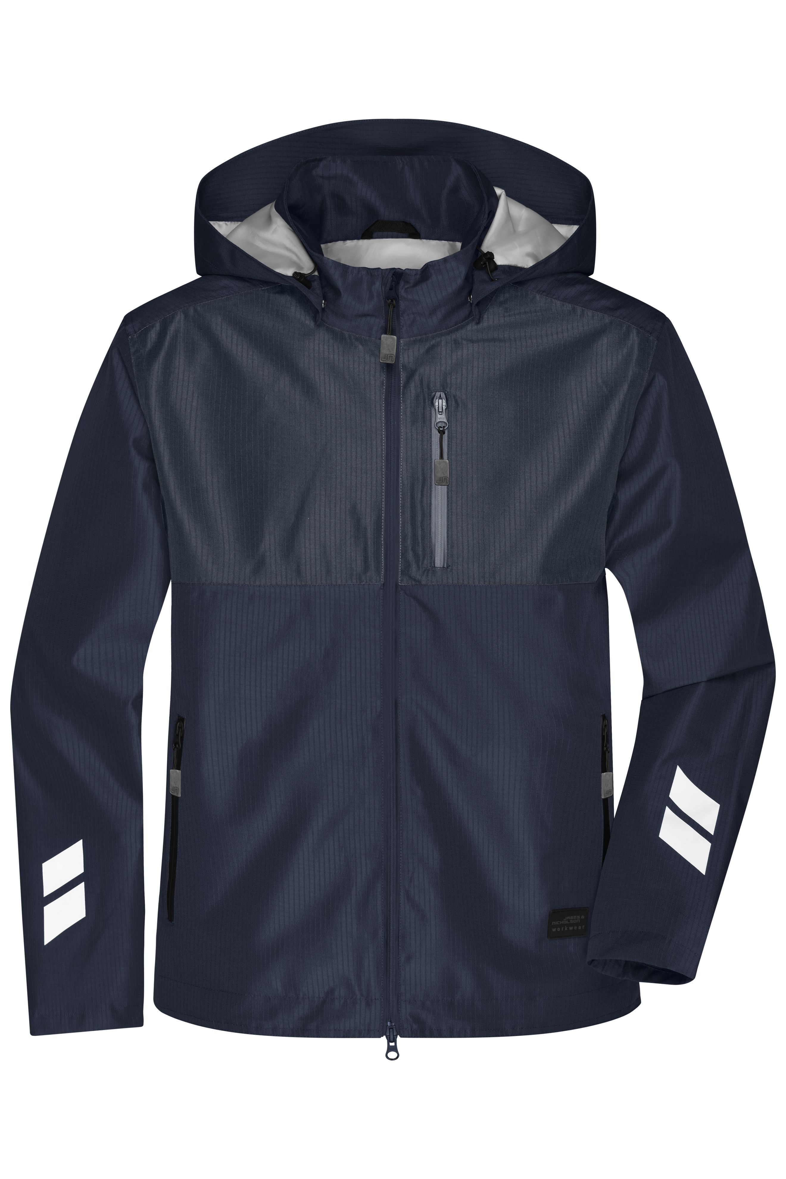 Hardshell Workwear Jacket JN1814 Professionelle, wind- und wasserdichte, atmungsaktive Arbeitsjacke für extreme Wetterbedingungen