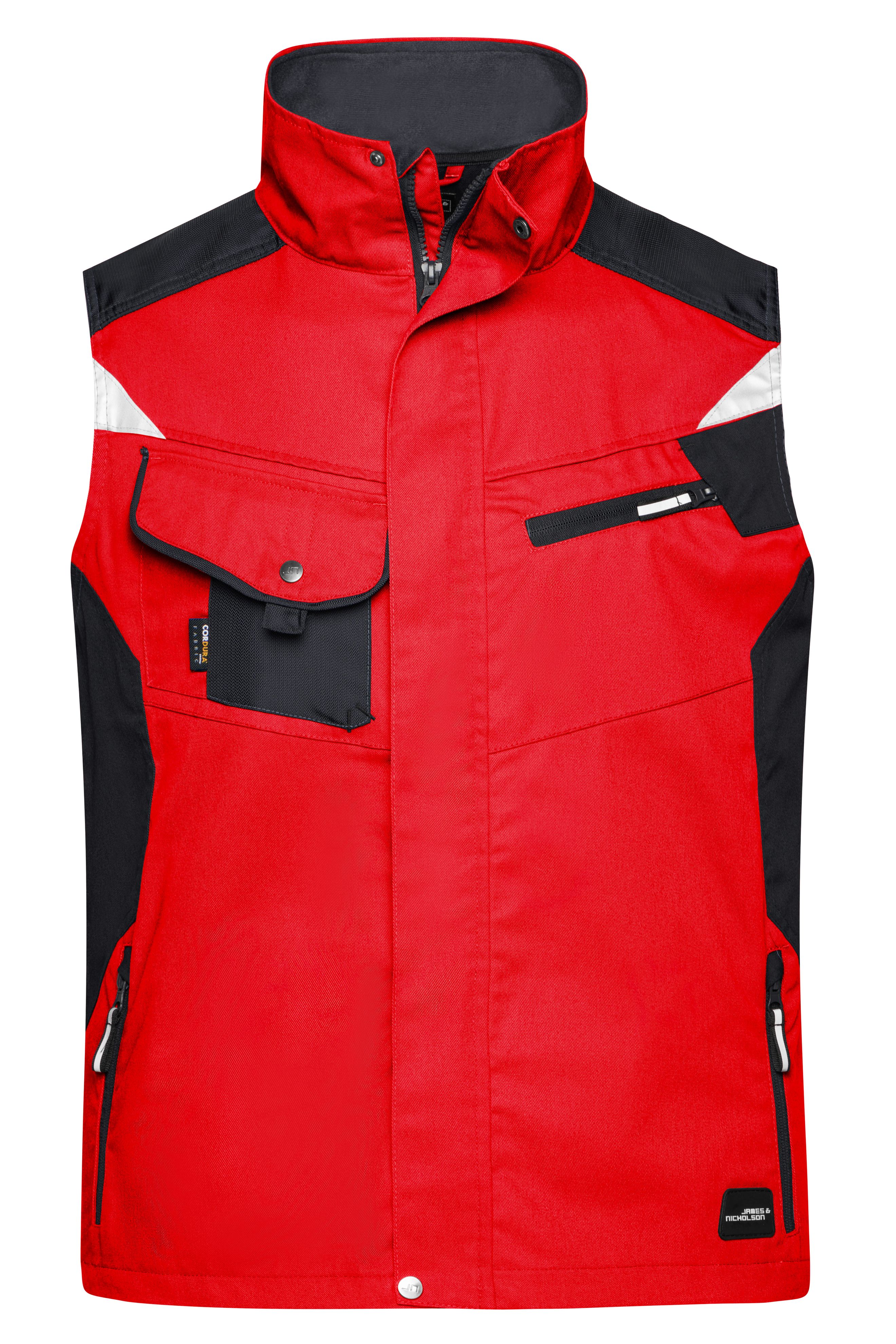 Workwear Vest - STRONG - JN822 Professionelle Weste mit hochwertiger Ausstattung