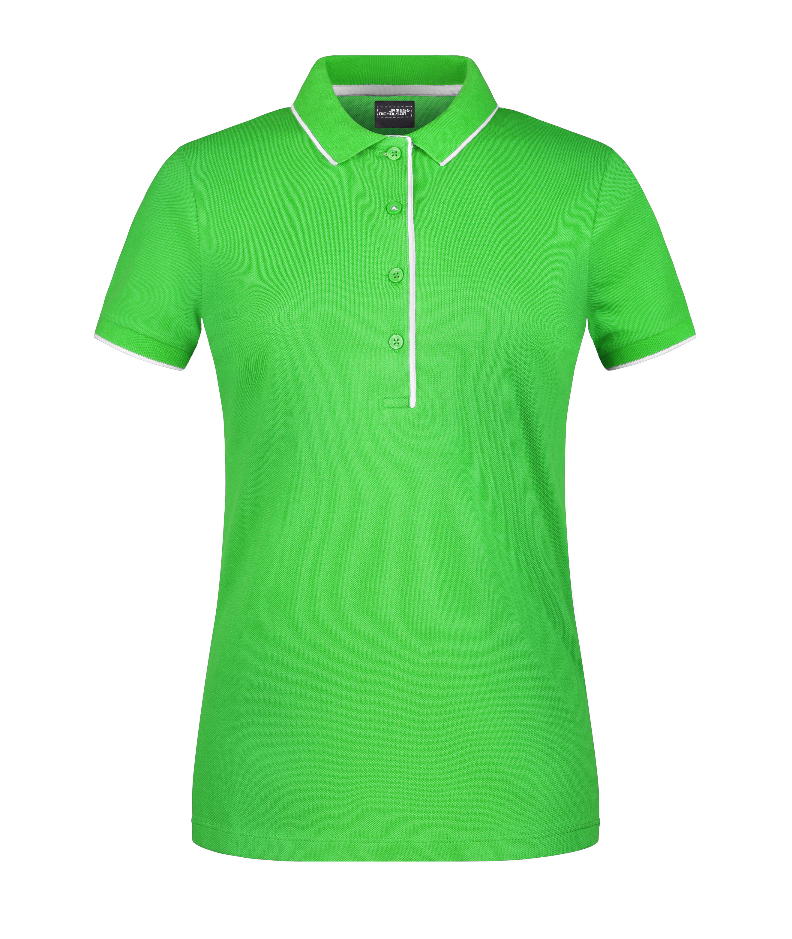 Ladies' Polo Stripe JN727 Klassisches Polo mit Kontraststreifen