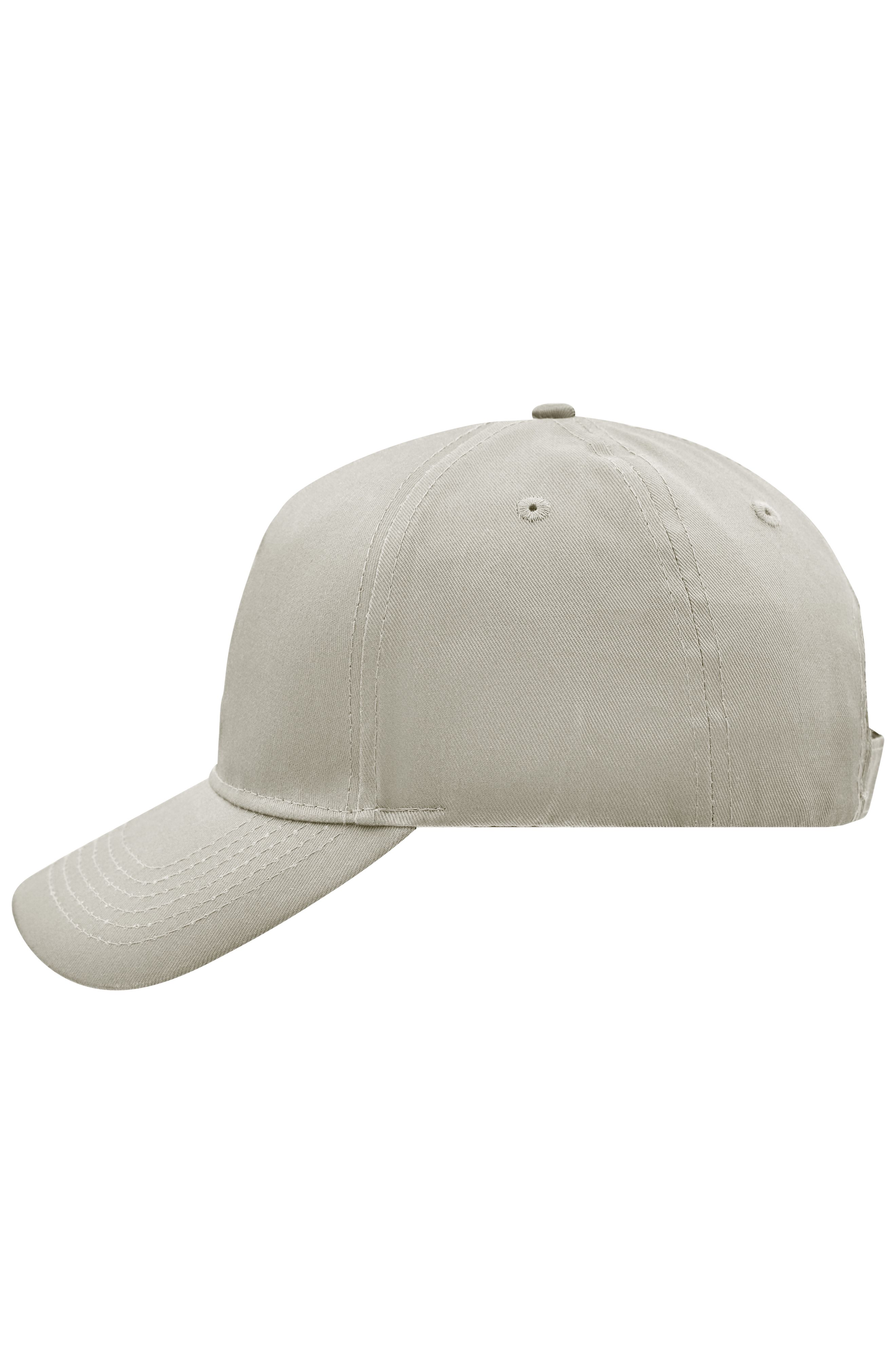 5 Panel Cap MB6117 5 Panel Cap mit ungebürsteter Oberfläche