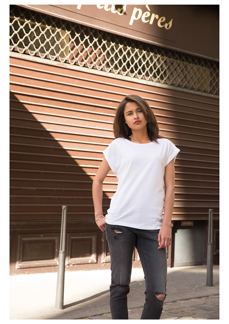 Ladies' Casual-T 8005 Damen T-Shirt in legerem Stil