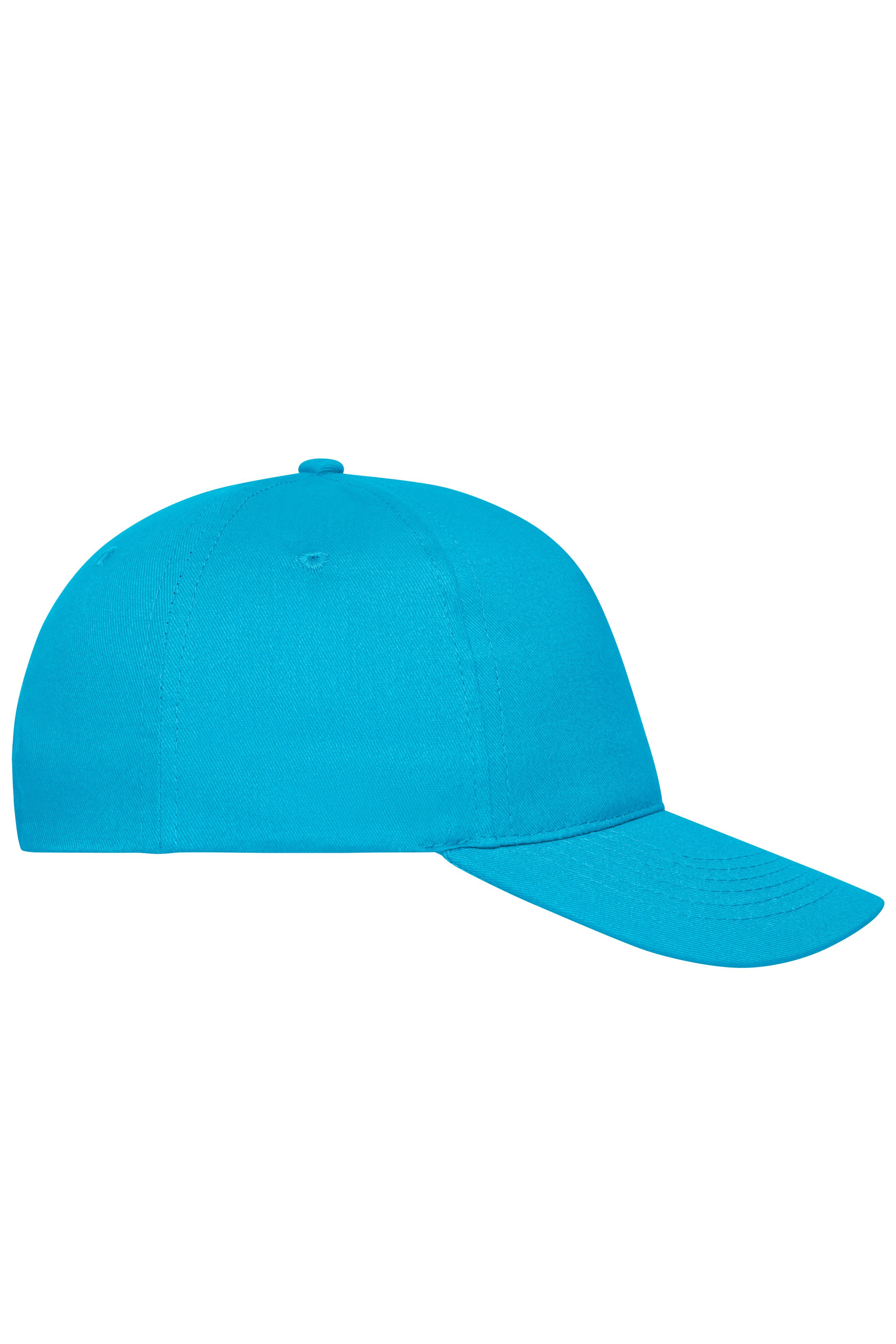 5 Panel Cap Bio Cotton MB6237 5 Panel Cap mit ungebürsteter Oberfläche