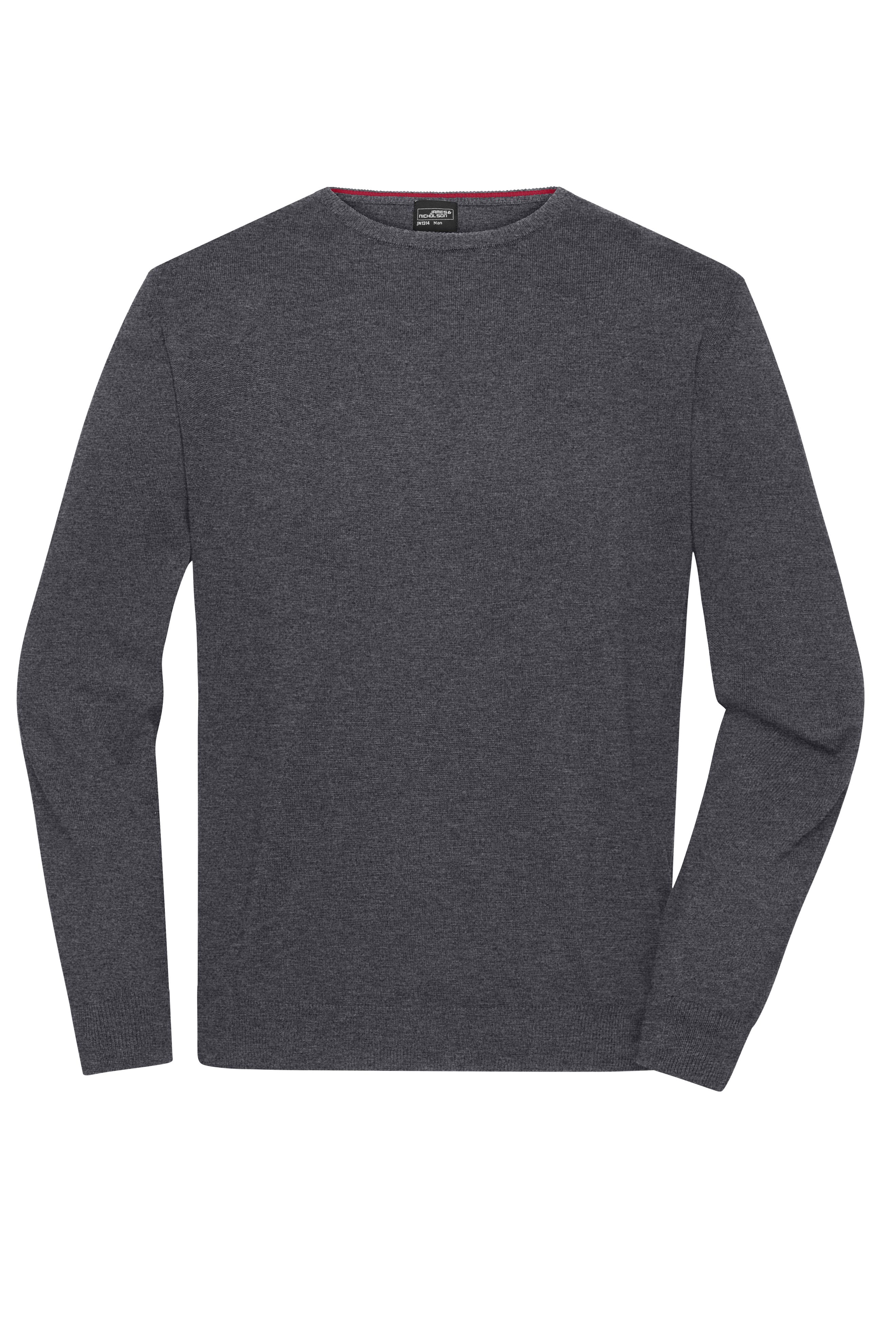 Men's Round-Neck Pullover JN1314 Klassischer Baumwoll-Pullover