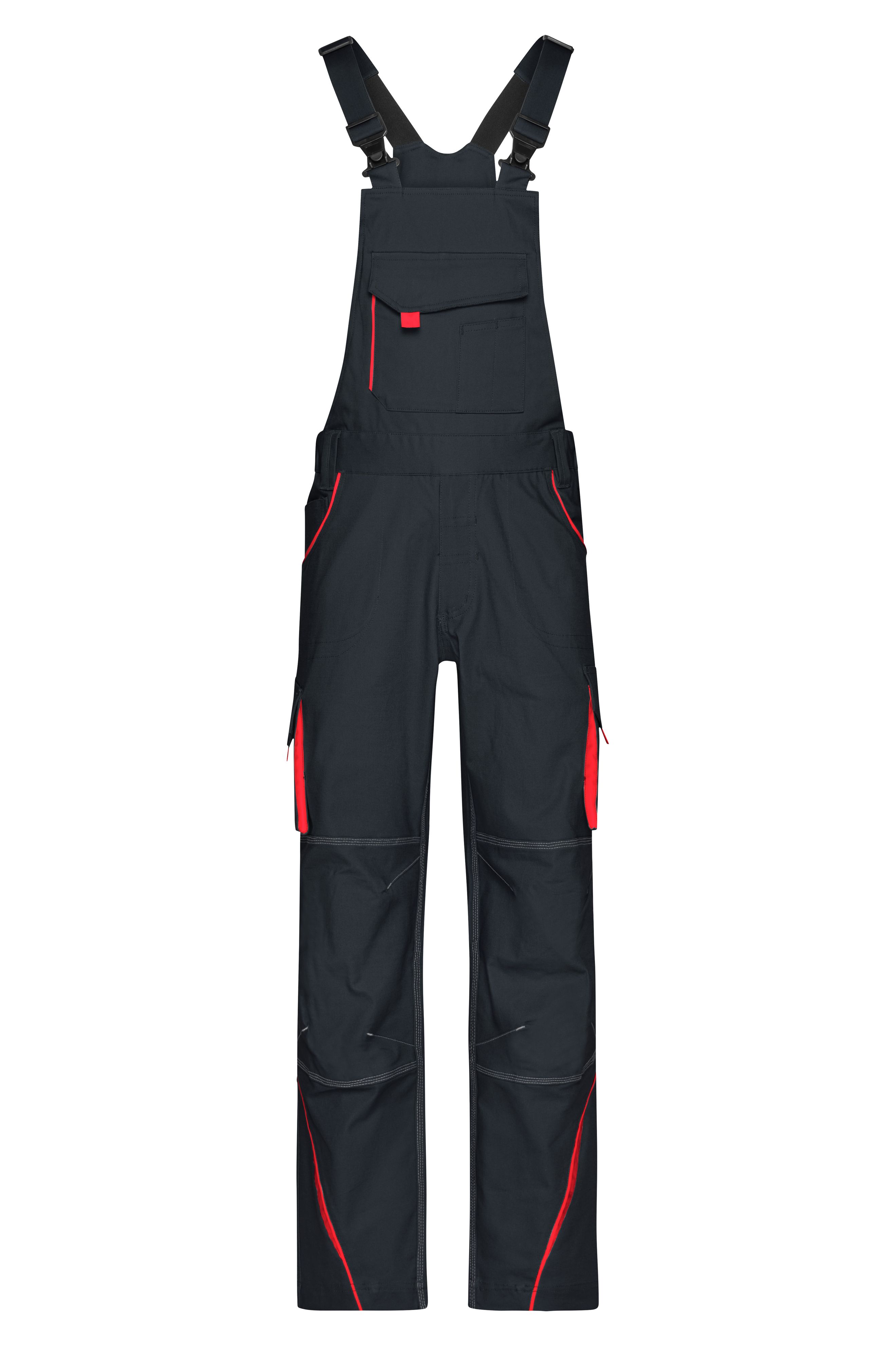 Workwear Pants with Bib - COLOR - JN848 Funktionelle Latzhose im sportlichen Look mit hochwertigen Details