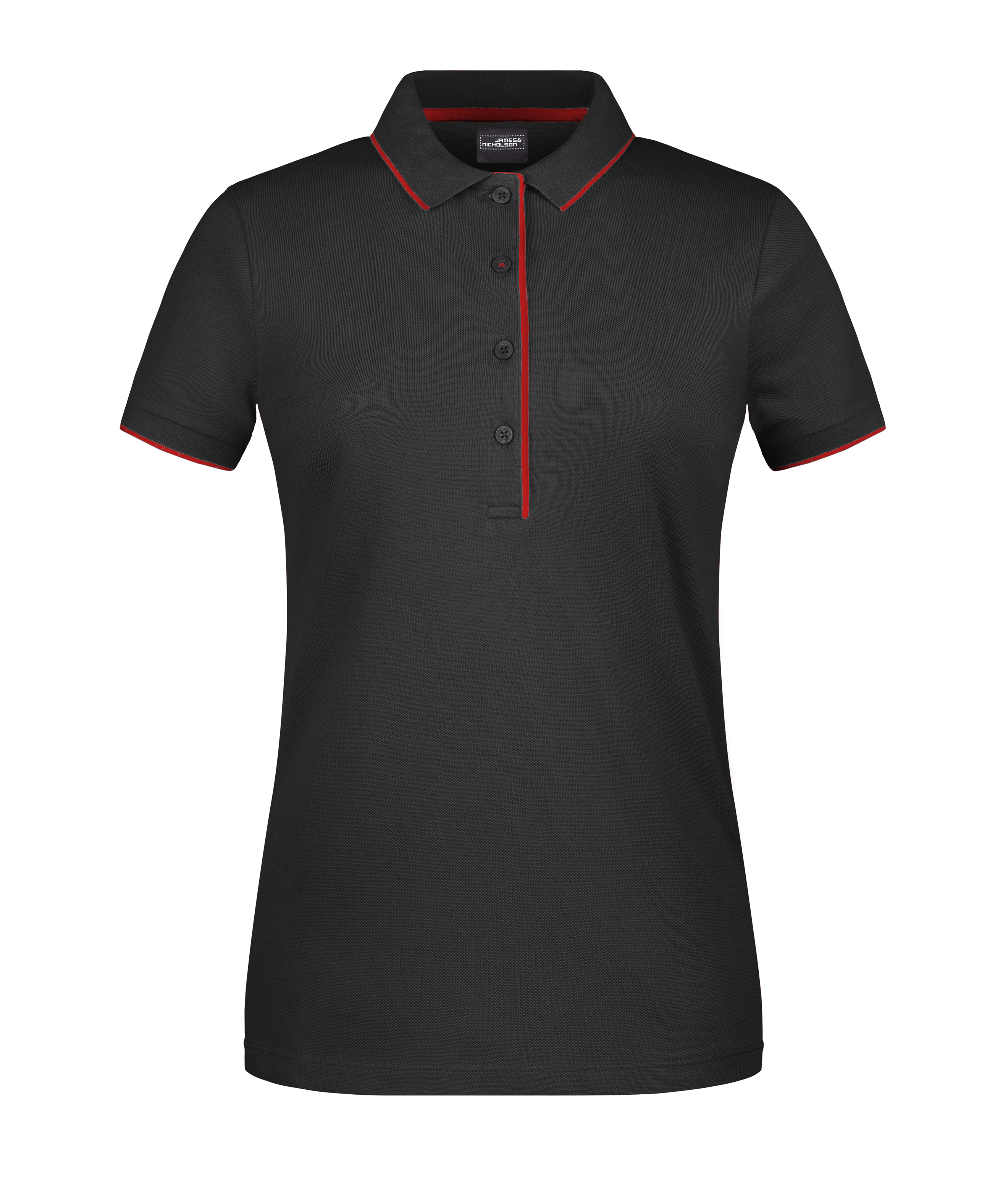 Ladies' Polo Stripe JN727 Klassisches Polo mit Kontraststreifen