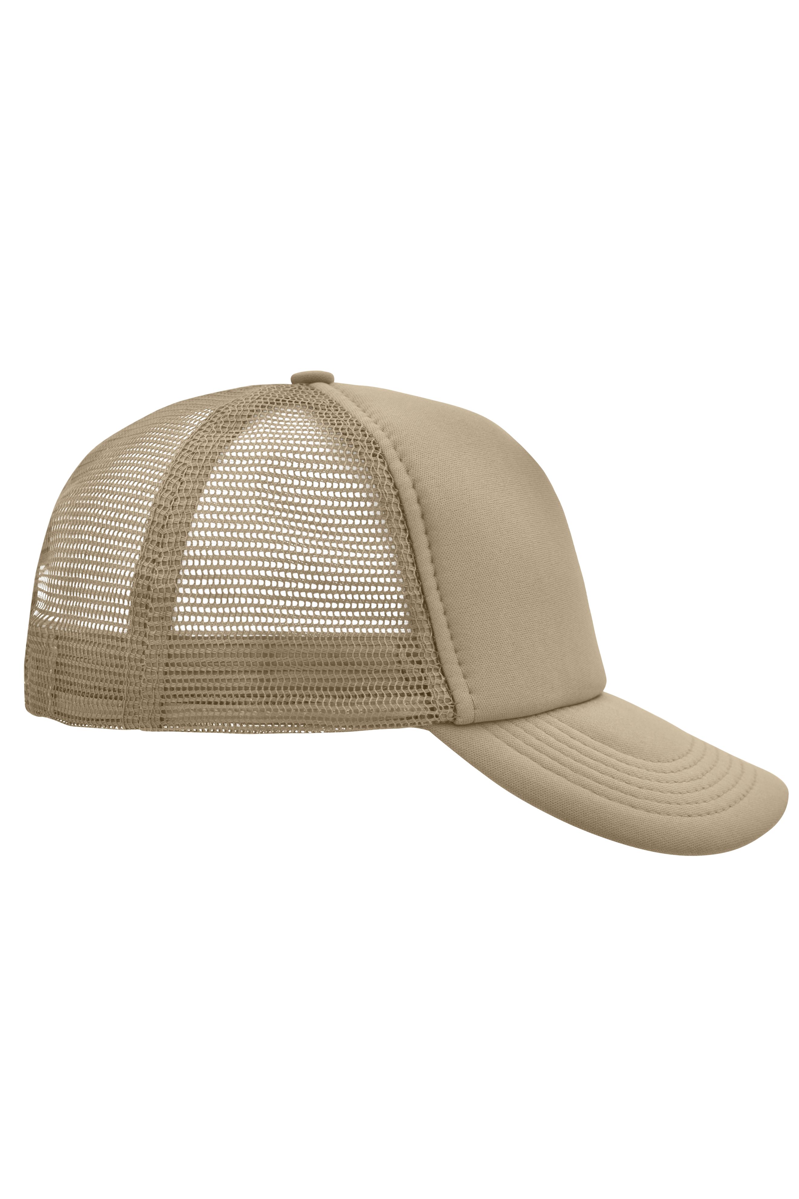 5 Panel Polyester Mesh Cap MB070 Trendiges 5 Panel Mesh Cap in zahlreichen Farbvarianten