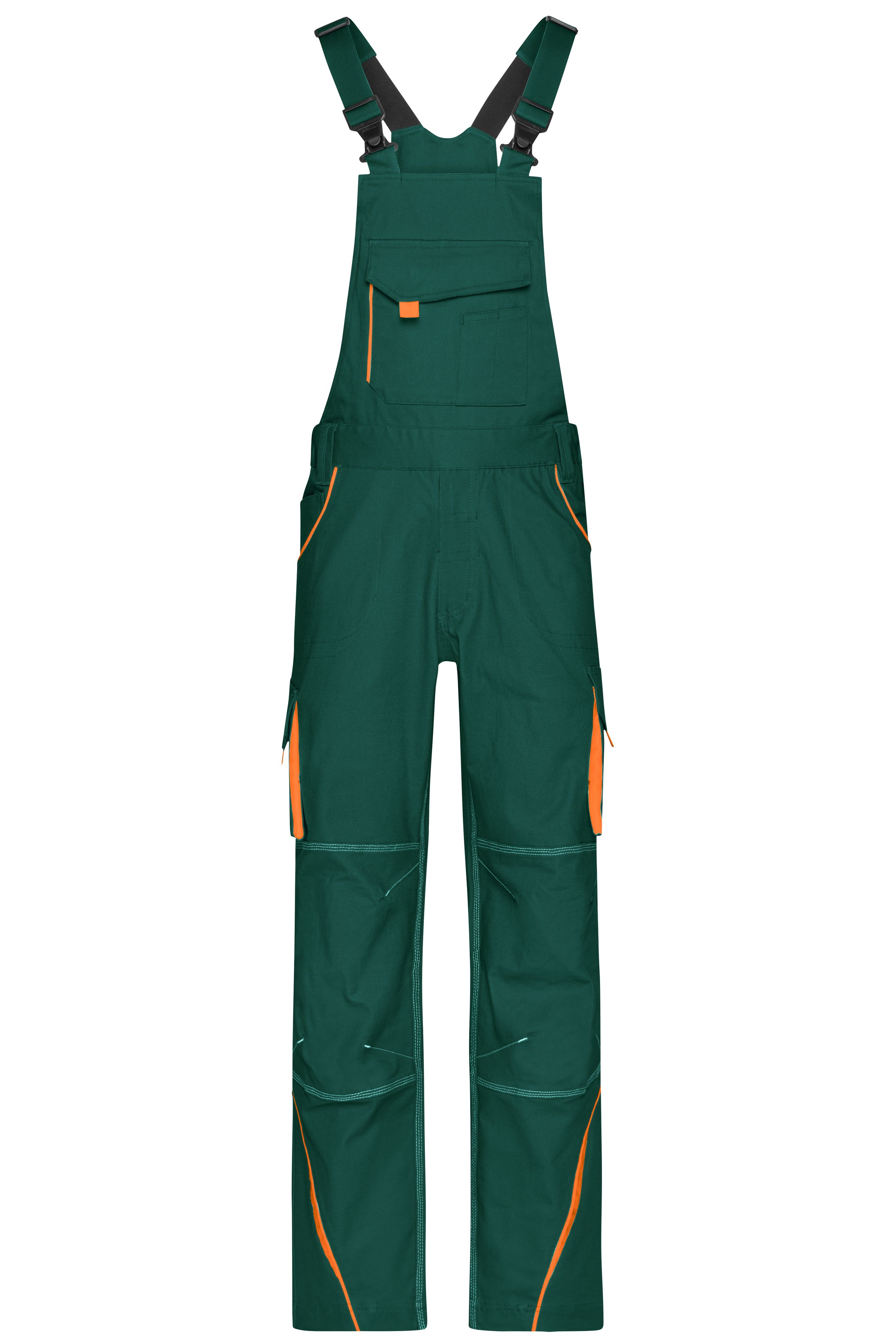 Workwear Pants with Bib - COLOR - JN848 Funktionelle Latzhose im sportlichen Look mit hochwertigen Details