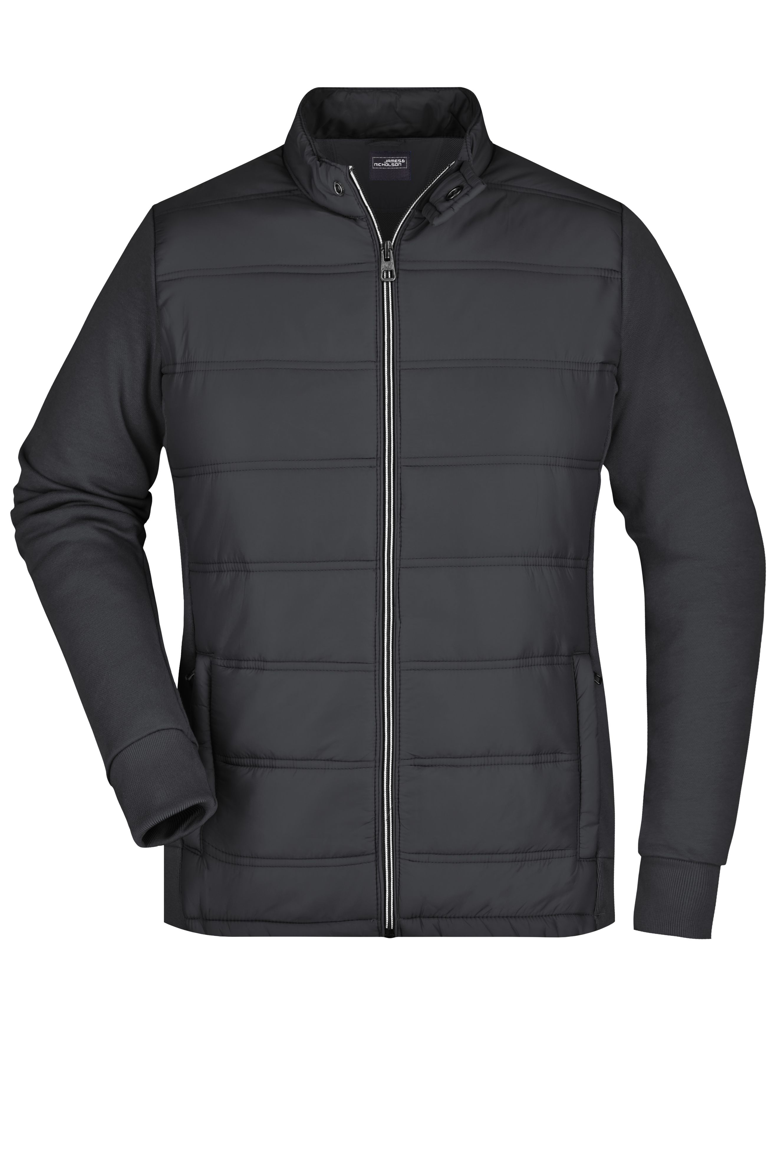 Ladies' Hybrid Sweat Jacket JN1123 Modische Sweat Jacke in attraktivem Materialmix