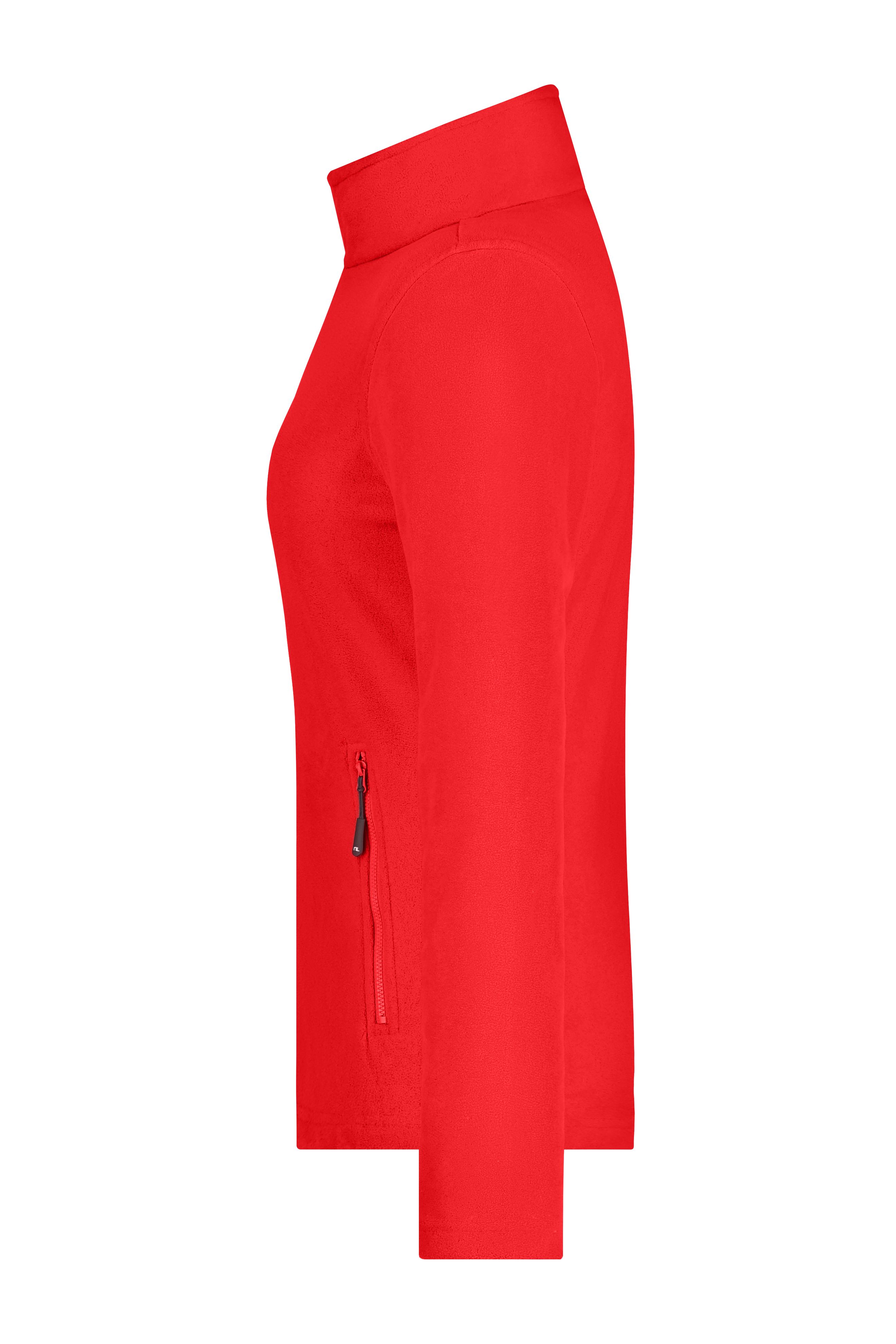 Ladies' Basic Fleece Jacket JN765 Klassische Fleece-Jacke mit Stehkragen