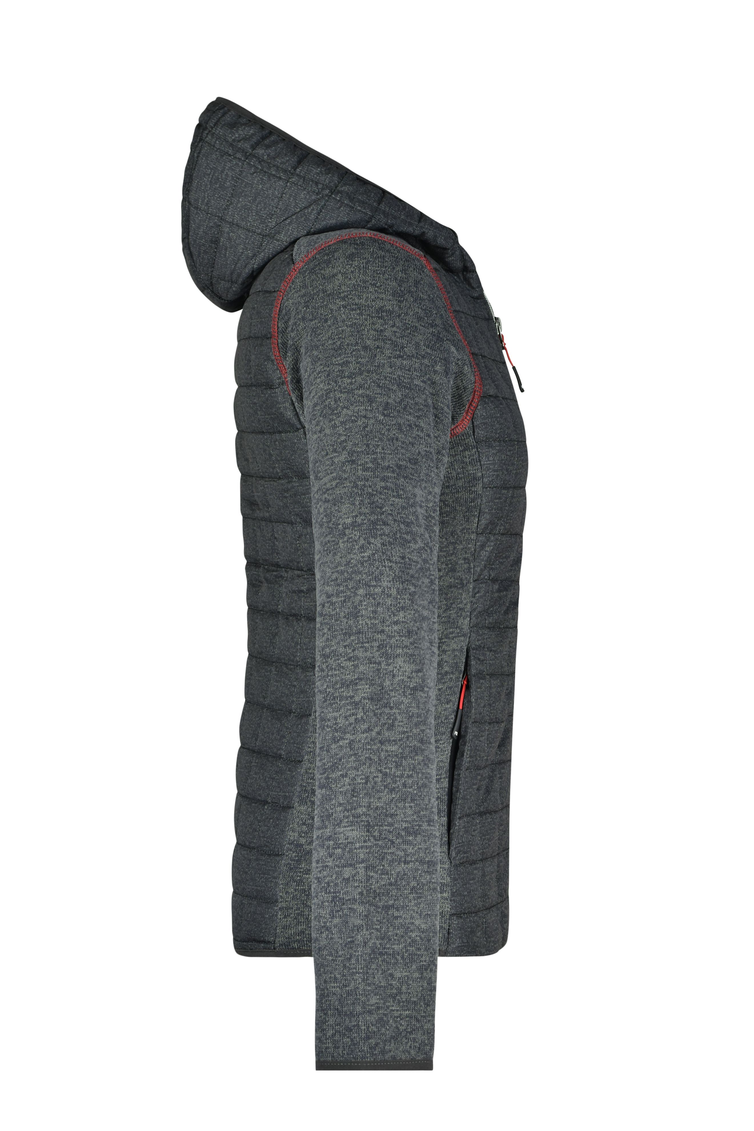 Ladies' Knitted Hybrid Jacket JN771 Strickfleecejacke im stylischen Materialmix Ladies' Knitted Hybrid Jacket JN771 Strickfleecejacke im stylischen Materialmix