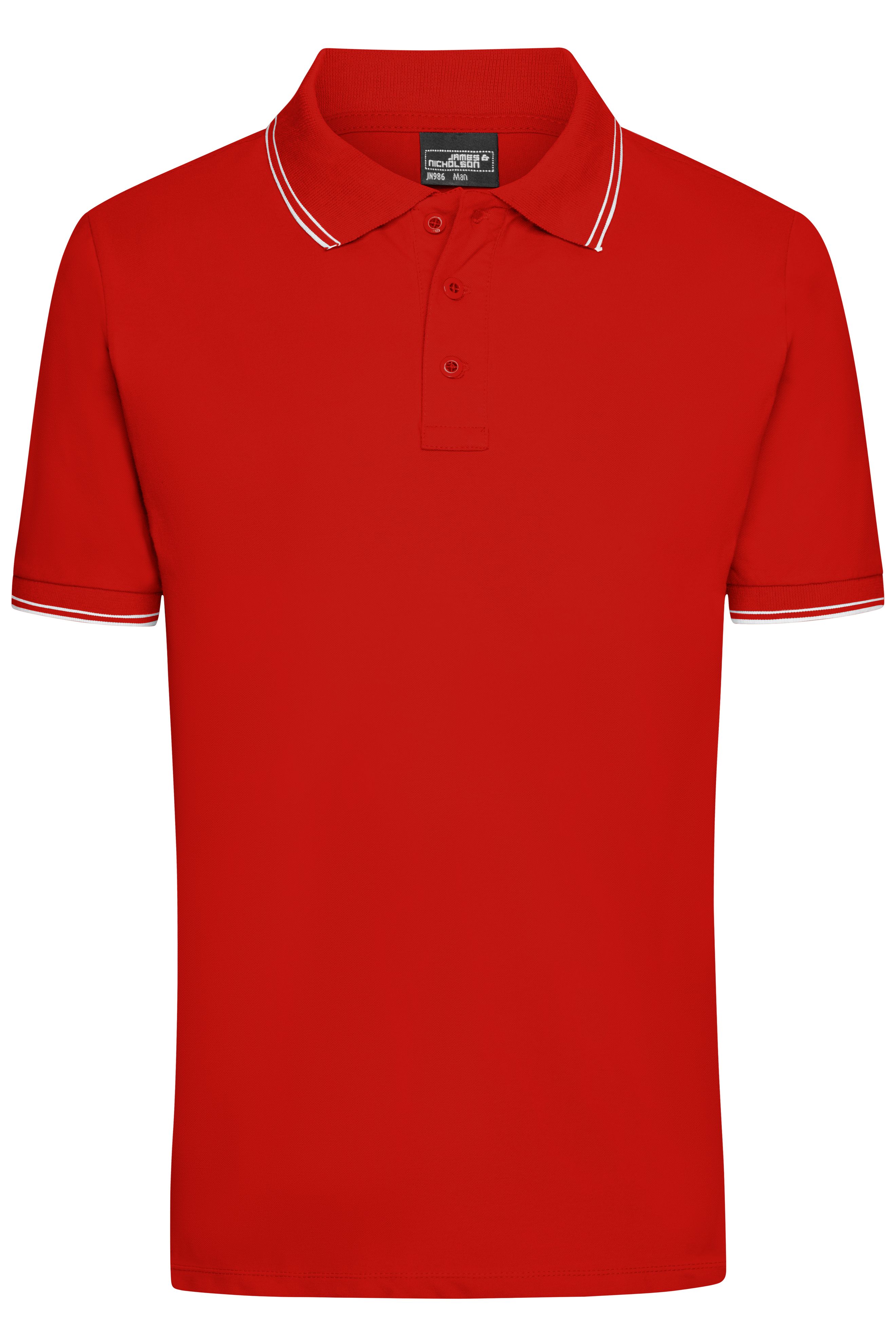 Men's Polo JN986 Polo in elastischer Piqué-Qualität Men's Polo JN986 Polo in elastischer Piqué-Qualität