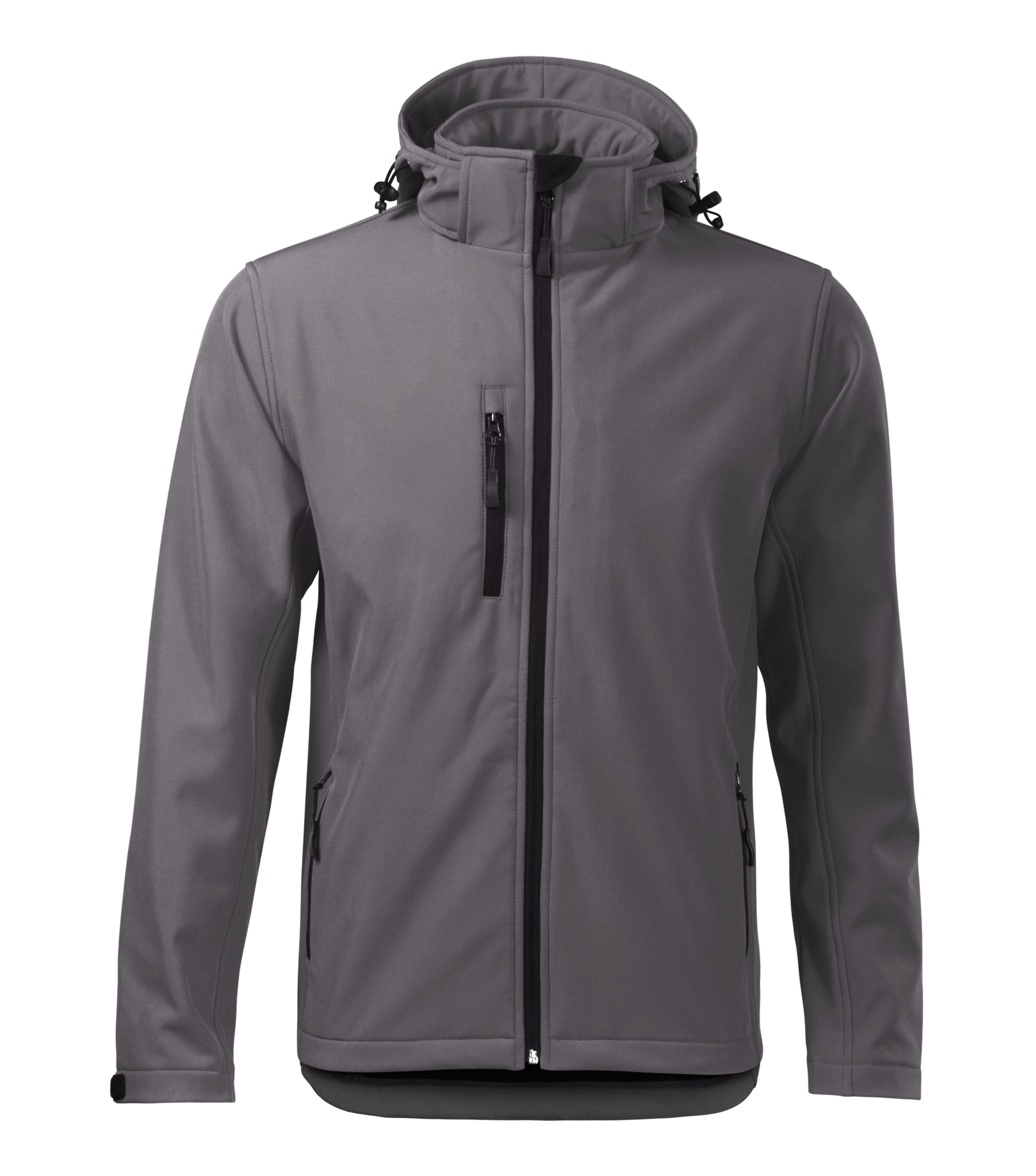 Softshelljacke für  Herren - Performance 522 - Brusttasche und abnehmbare Kapuze - Kapuzenjacke Herren für Herbst