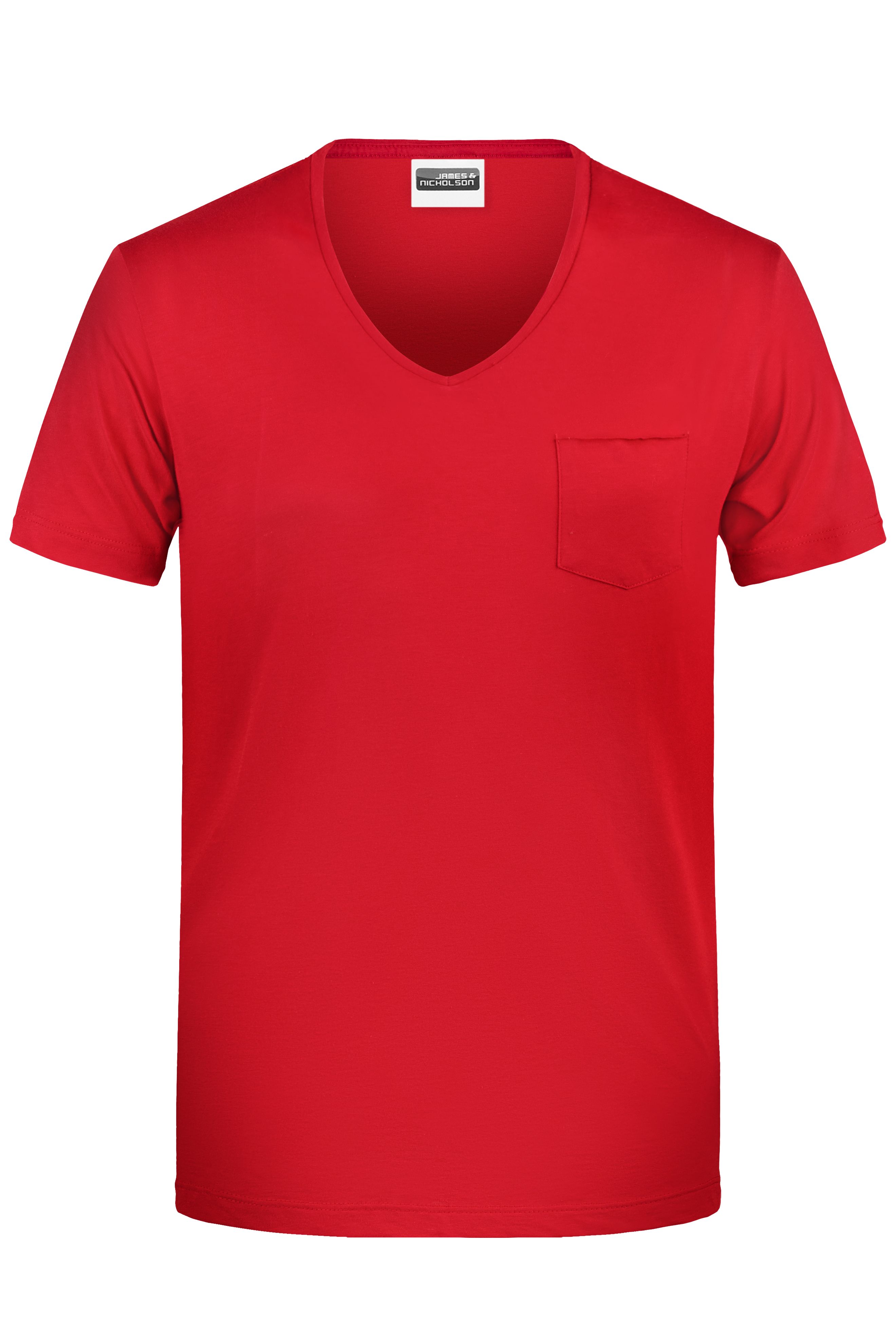 Men's-T Pocket 8004 T-Shirt mit modischer Brusttasche Men's-T Pocket 8004 T-Shirt mit modischer Brusttasche