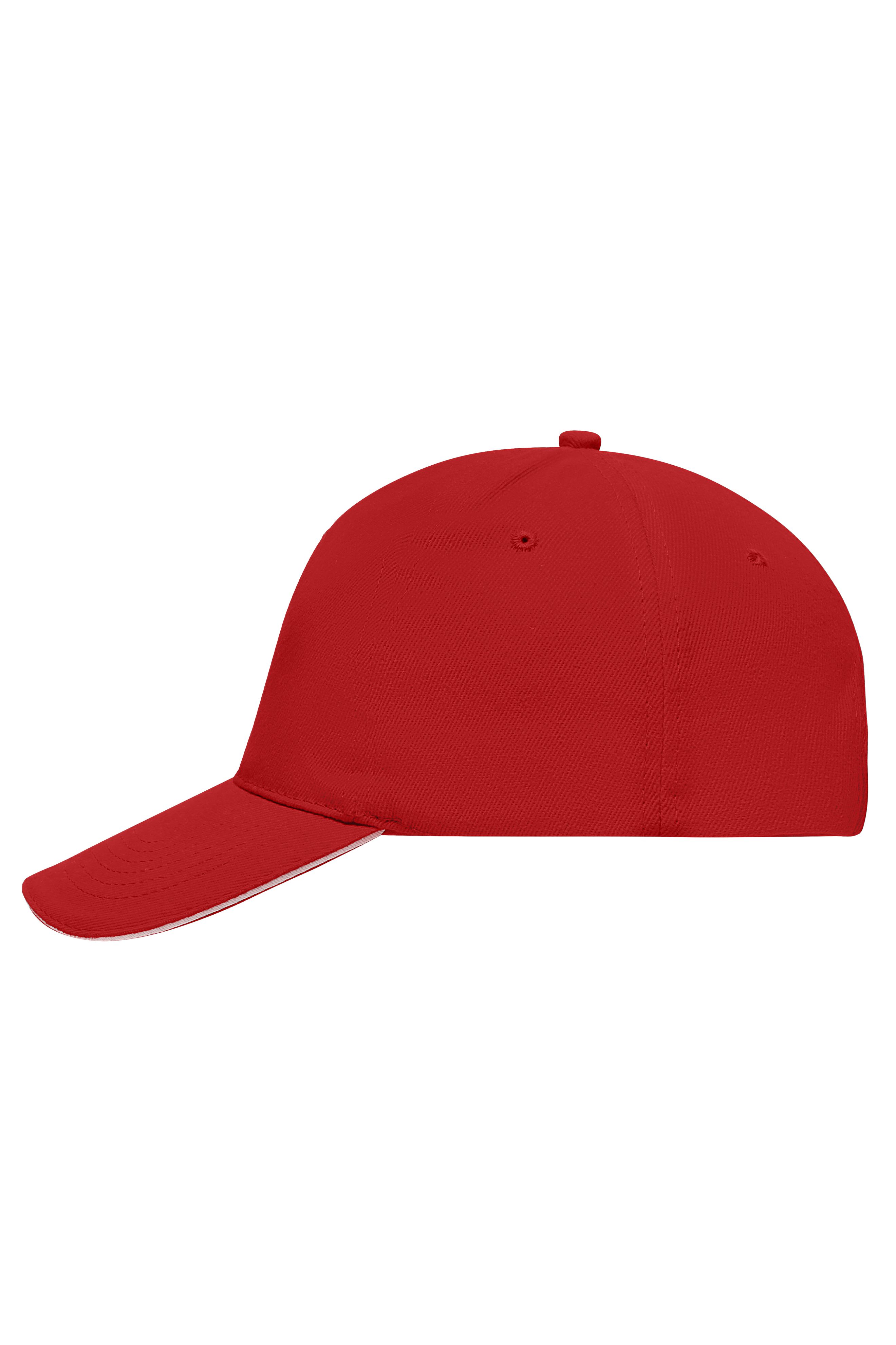 5 Panel Sandwich Cap MB035 5 Panel Cap mit kontrastfarbigem Sandwich