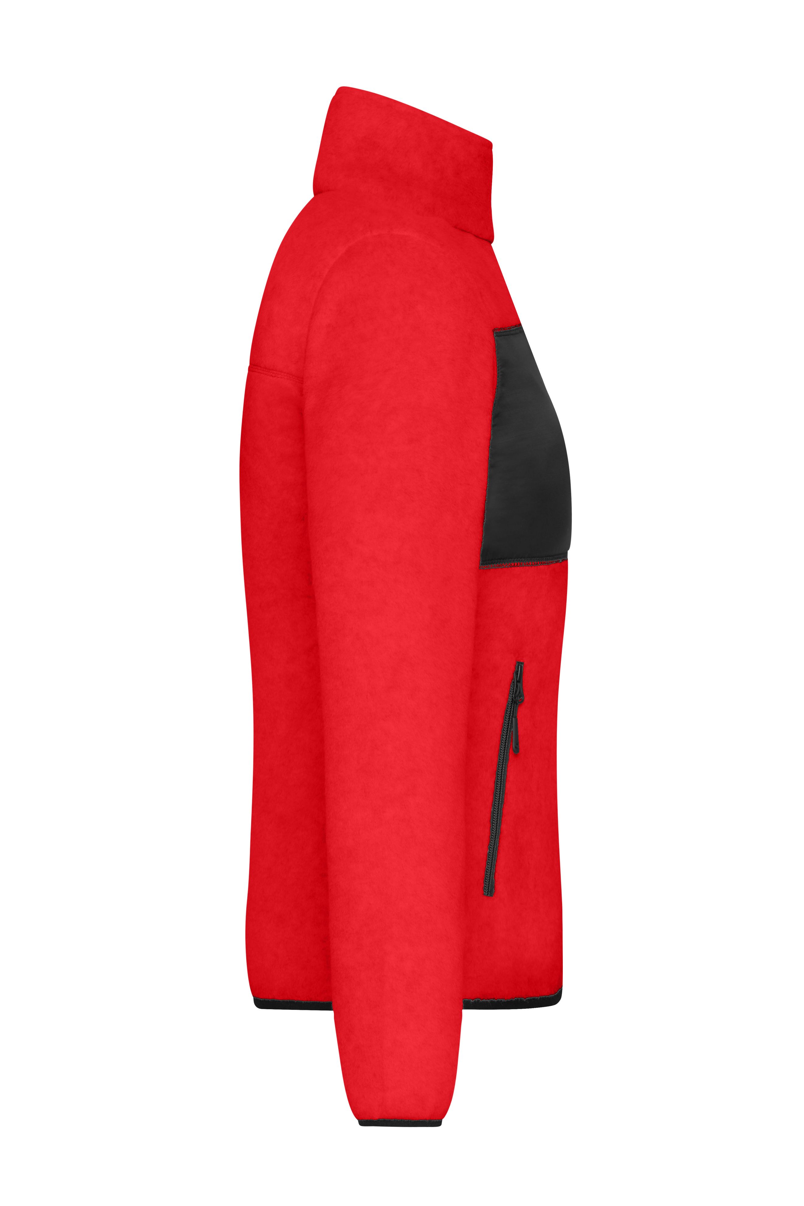 Ladies' Fleece Jacket JN1311 Fleecejacke im Materialmix