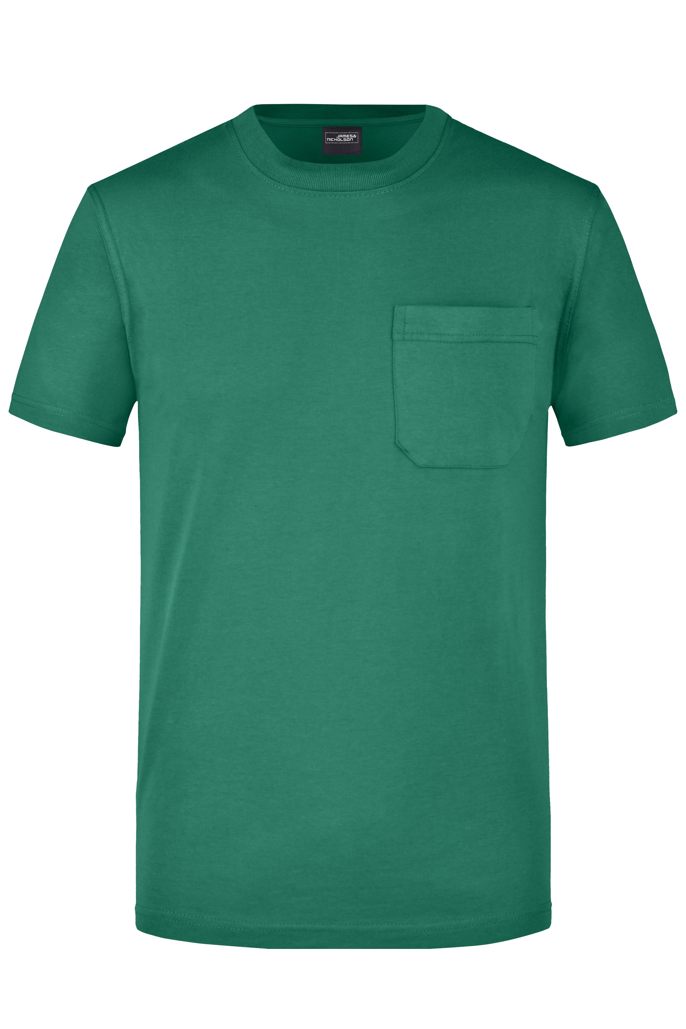 Men's Round-T Pocket JN920 Klassisches T-Shirt mit Brusttasche