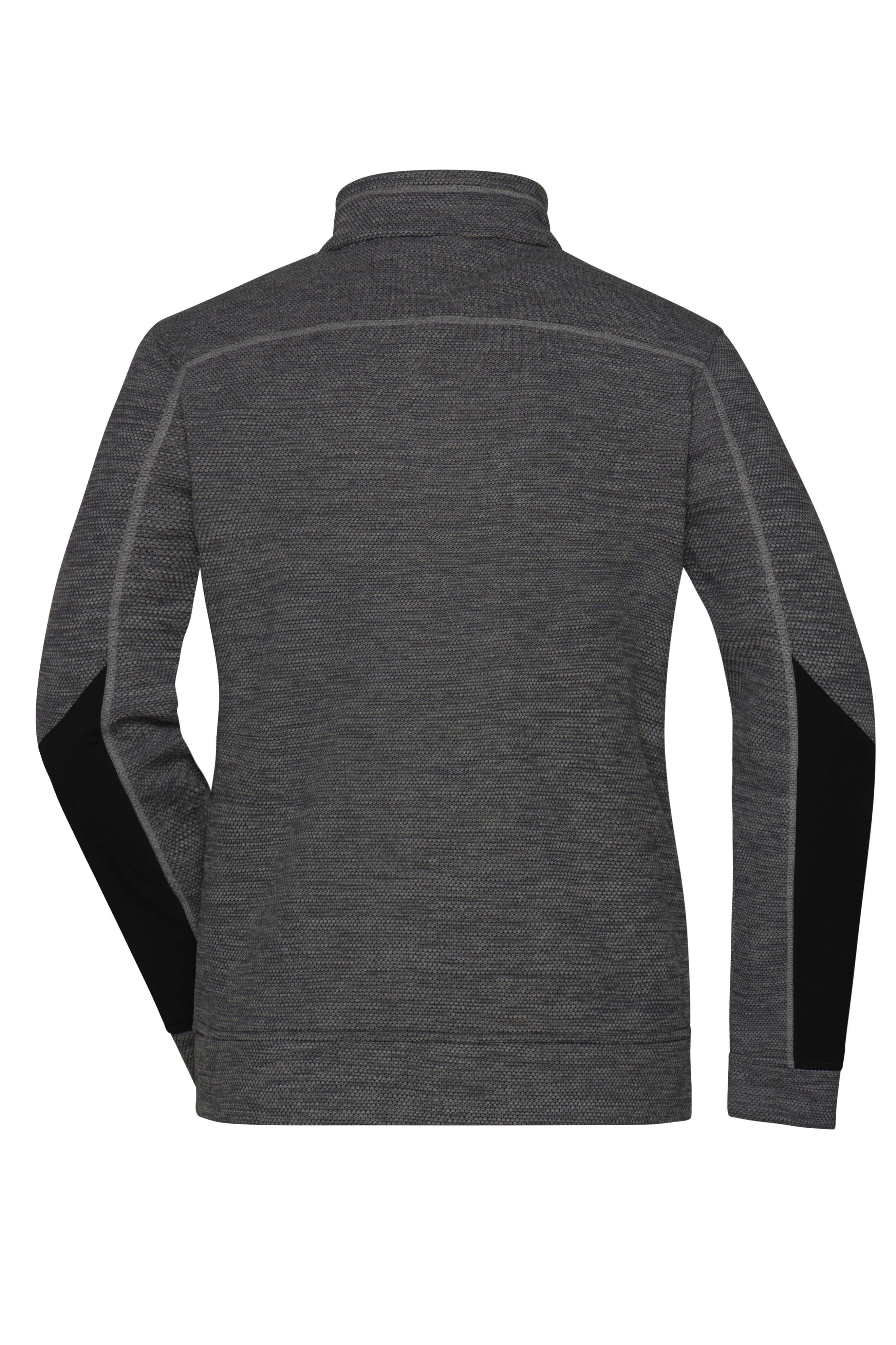 Ladies' Structure Fleece Jacket JN1817 Pflegeleichte Strick-Fleecejacke für Arbeit und Freizeit Ladies' Structure Fleece Jacket JN1817 Pflegeleichte Strick-Fleecejacke für Arbeit und Freizeit