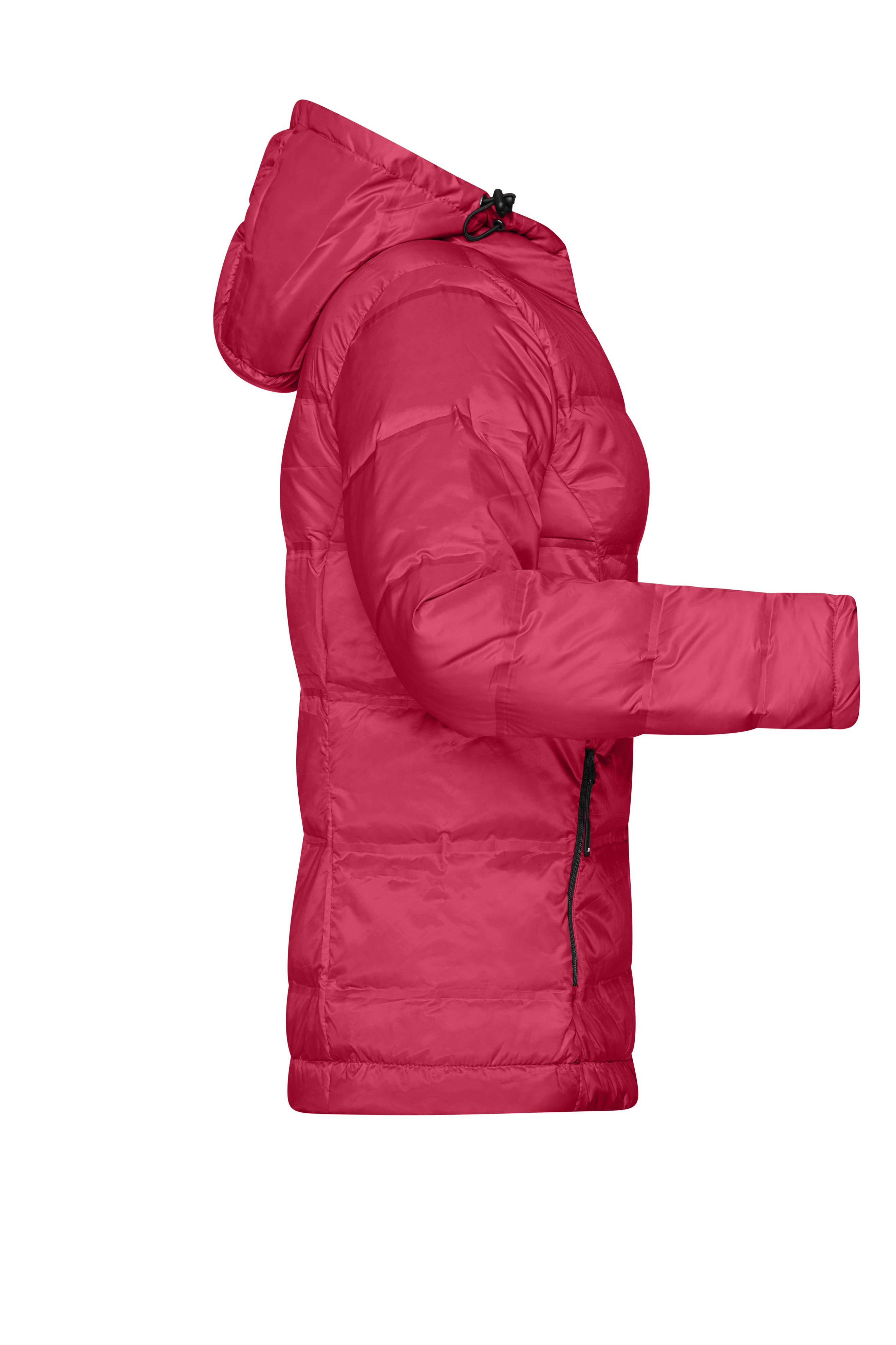 Ladies' Hooded Down Jacket JN1151 Daunenjacke mit Kapuze in neuem Design, Steppung der Jacke ist geklebt und nicht genäht