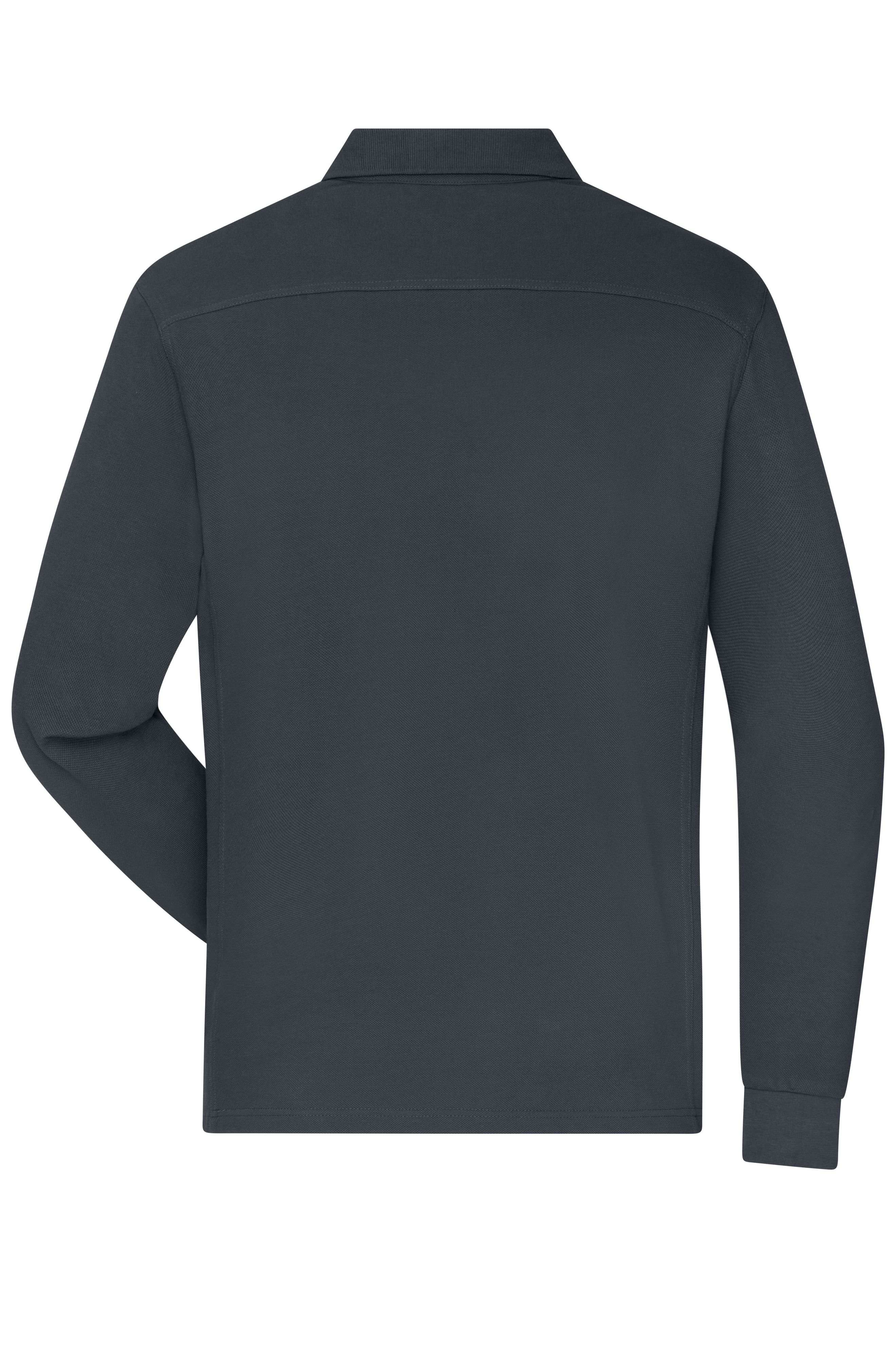 Men's Workwear-Longsleeve Polo JN1842 Strapazierfähiges und pflegeleichtes Langarm Polo