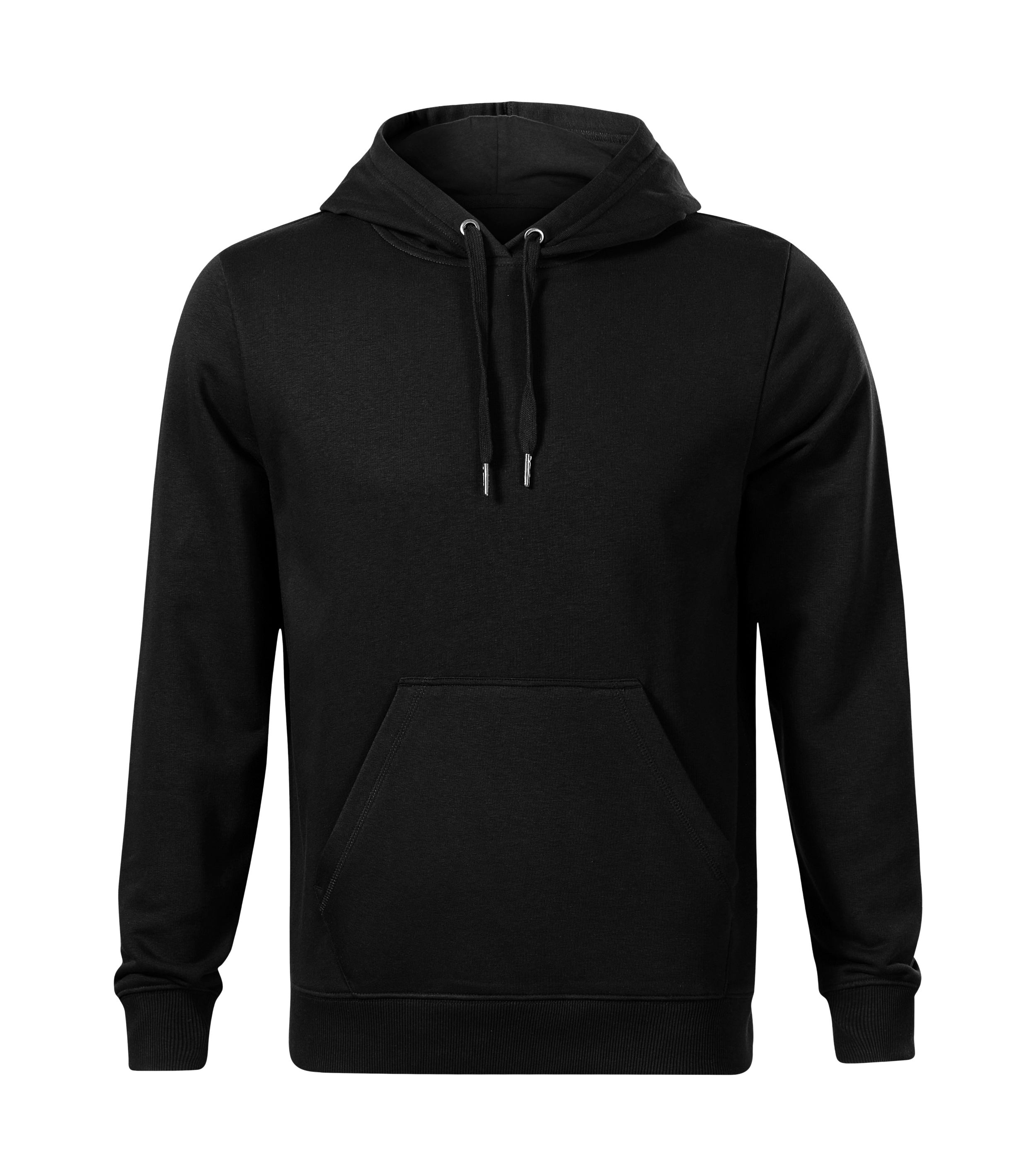 Herren Pullover mit Kapuze - BREAK (GRS) 840 - gerader Schnitt mit Seitennähten und aufgesetzte Kängurutaschen - Pullover für Herren als Arbeitspullover 