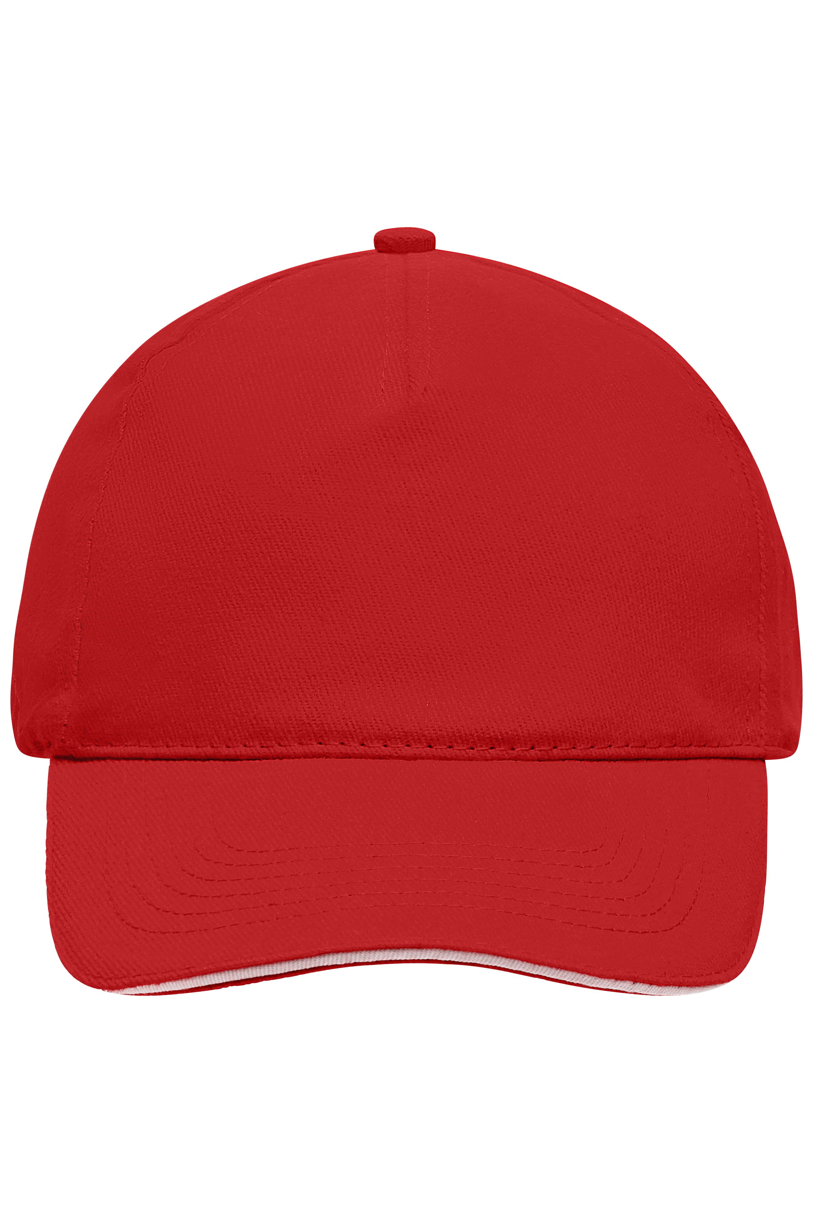 5 Panel Sandwich Cap MB035 5 Panel Cap mit kontrastfarbigem Sandwich