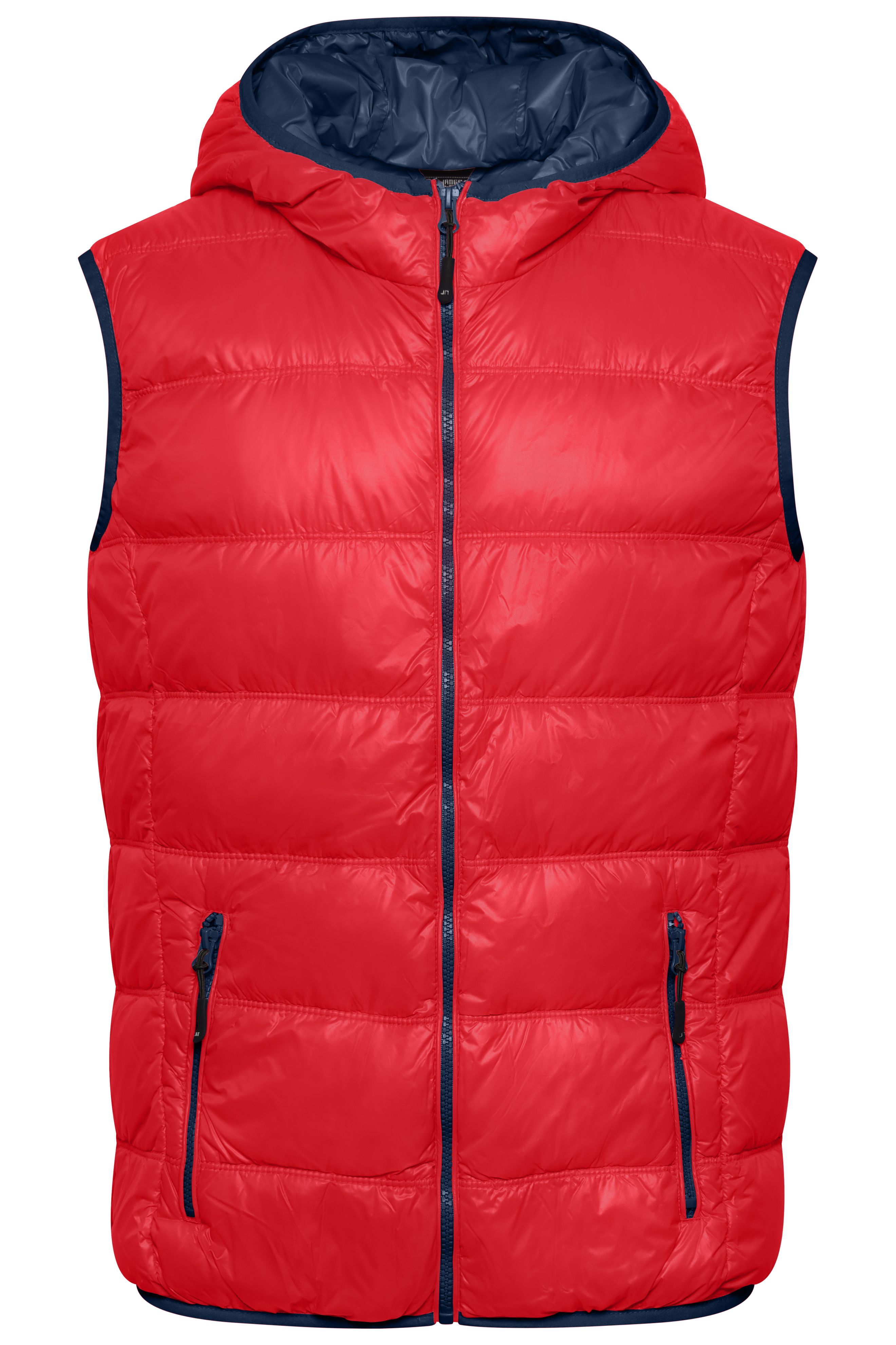 Men's Down Vest JN1062 Ultraleichte sportliche Daunenweste mit Kapuze