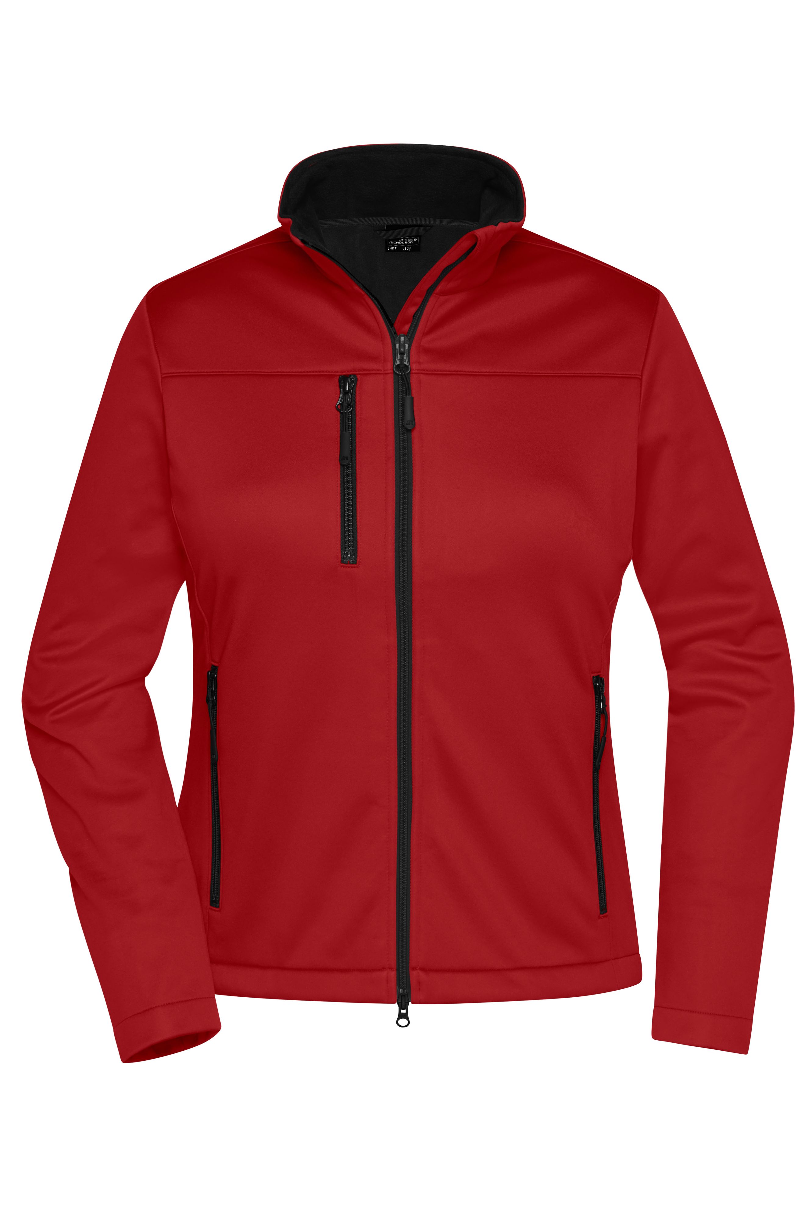 Ladies' Softshell Jacket JN1171 Klassische Softshelljacke im sportlichen Design aus recyceltem Polyester