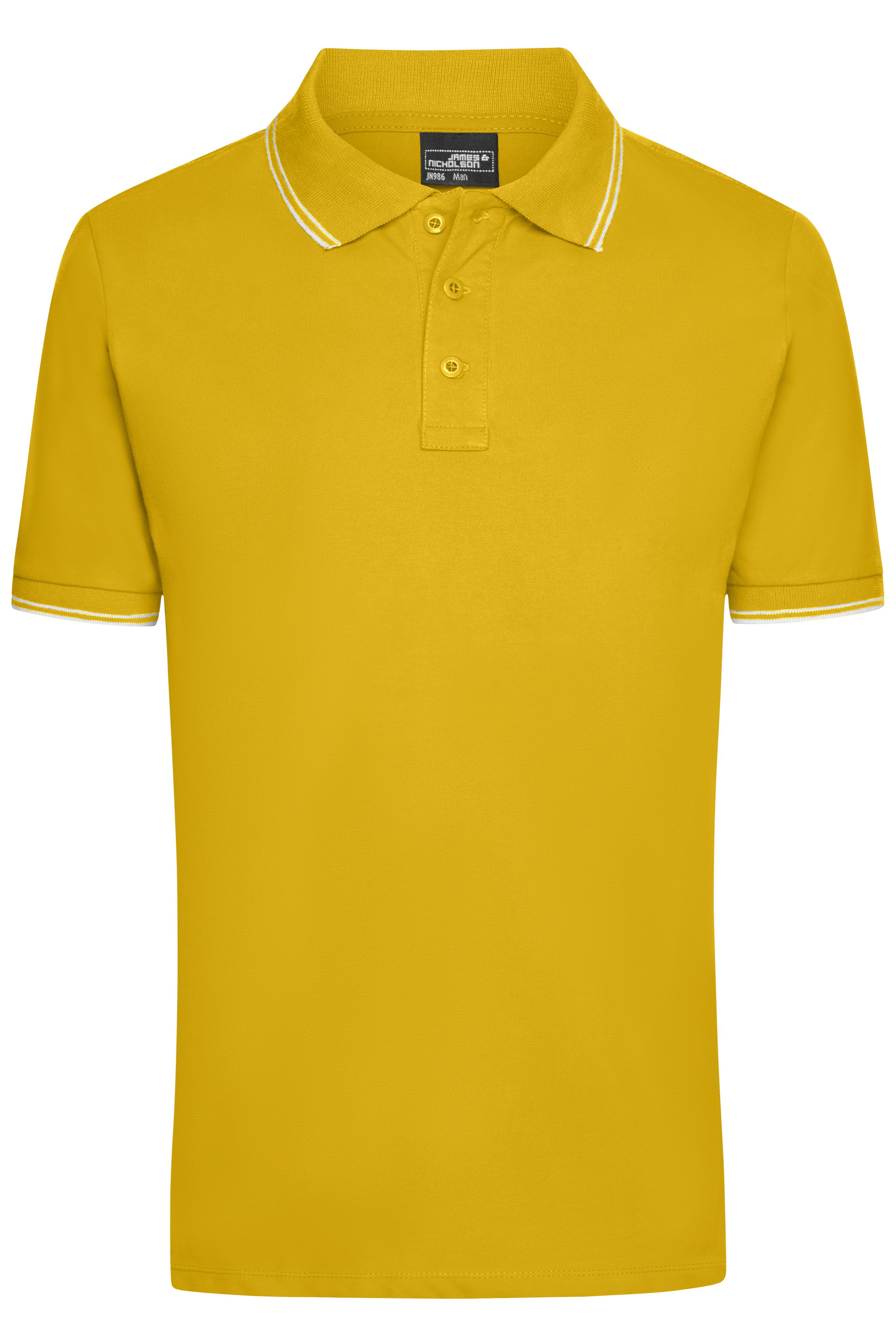 Men's Polo JN986 Polo in elastischer Piqué-Qualität