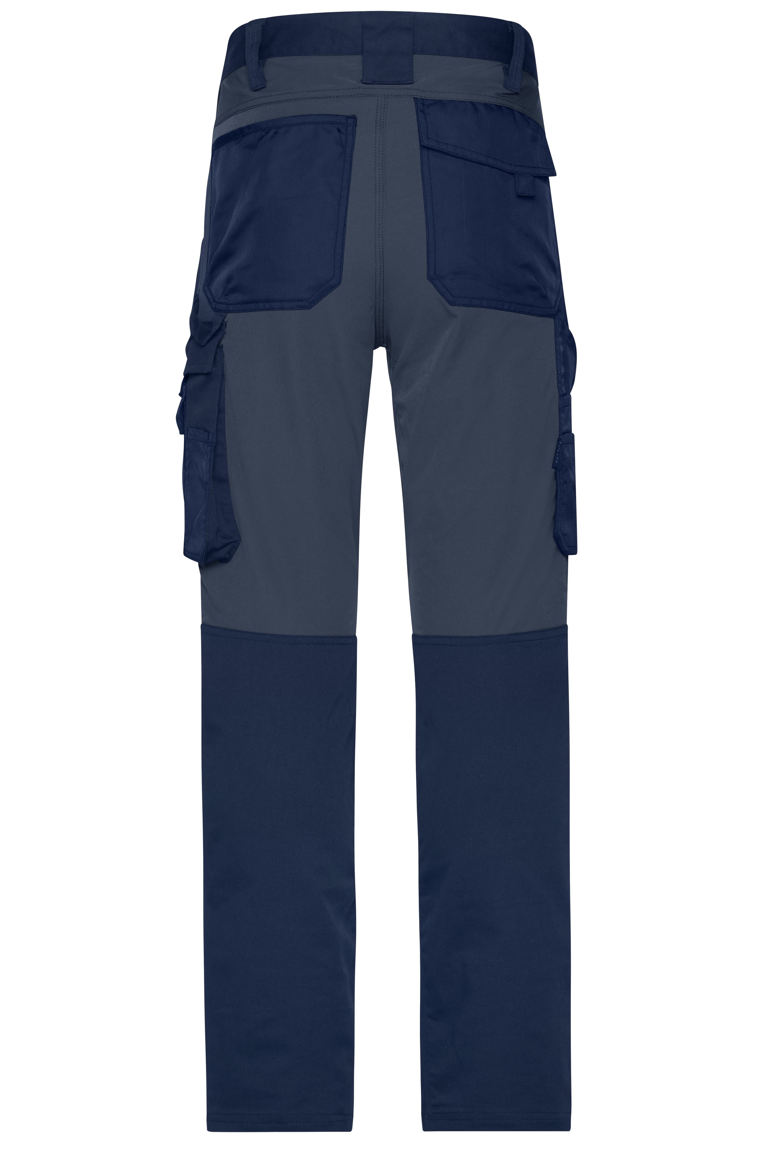 Workwear Stretch-Pants Slim Line JN1812 Spezialisierte Arbeitshose in schmaler Schnittführung mit elastischen Einsätzen und funktionellen Details